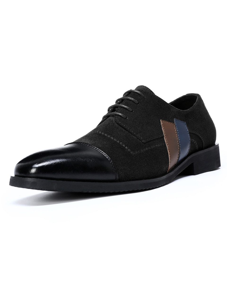 Allthemen Schnürschuh Herren Business-Casual Schnürschuhe mit dezenten Kontrastfarben