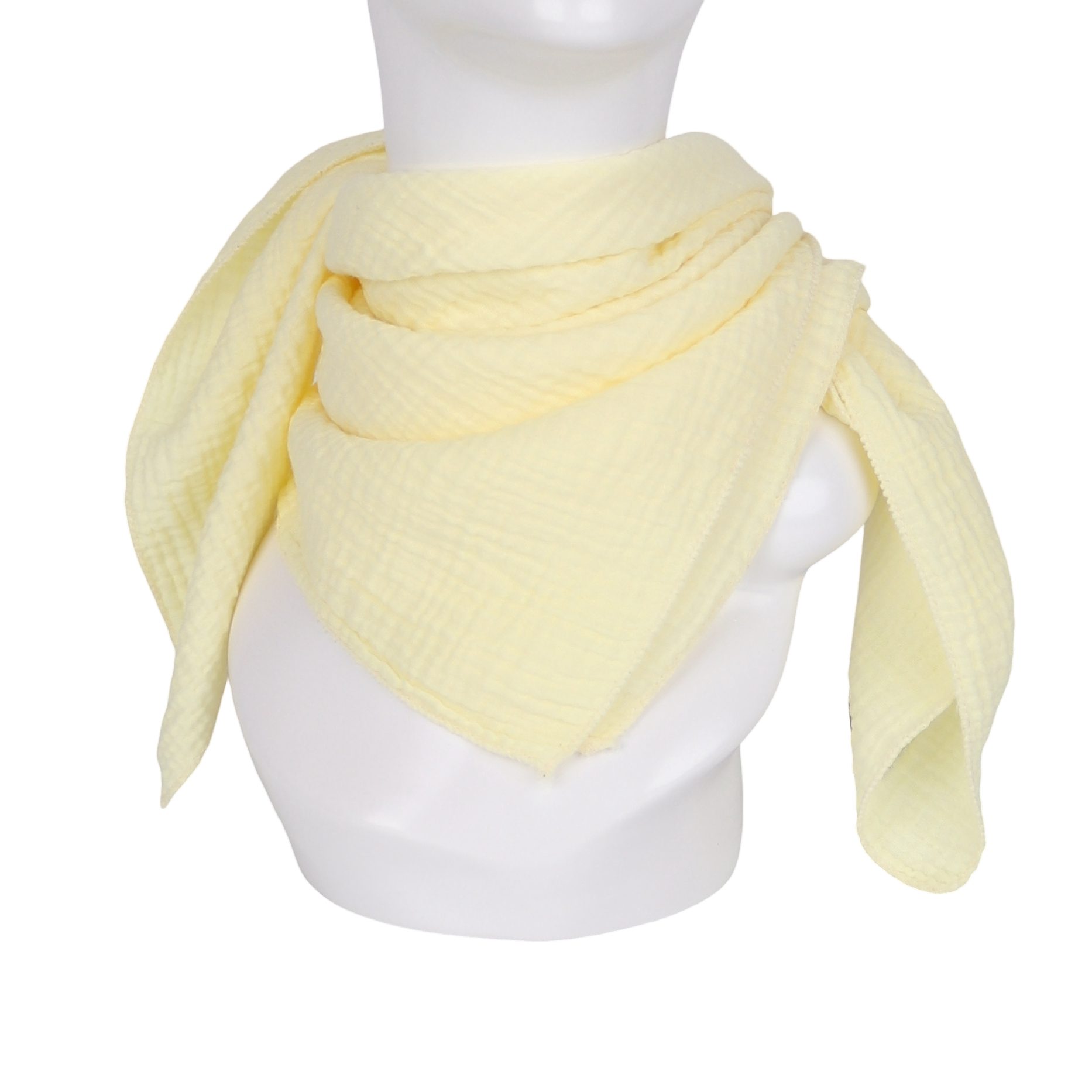 MIRROSI Nickituch Halstuch ca.70x70cm aus Musselin, Made in Italy, Damen Dreieckstuch ideal für Frühling, Sommer oder Herbst