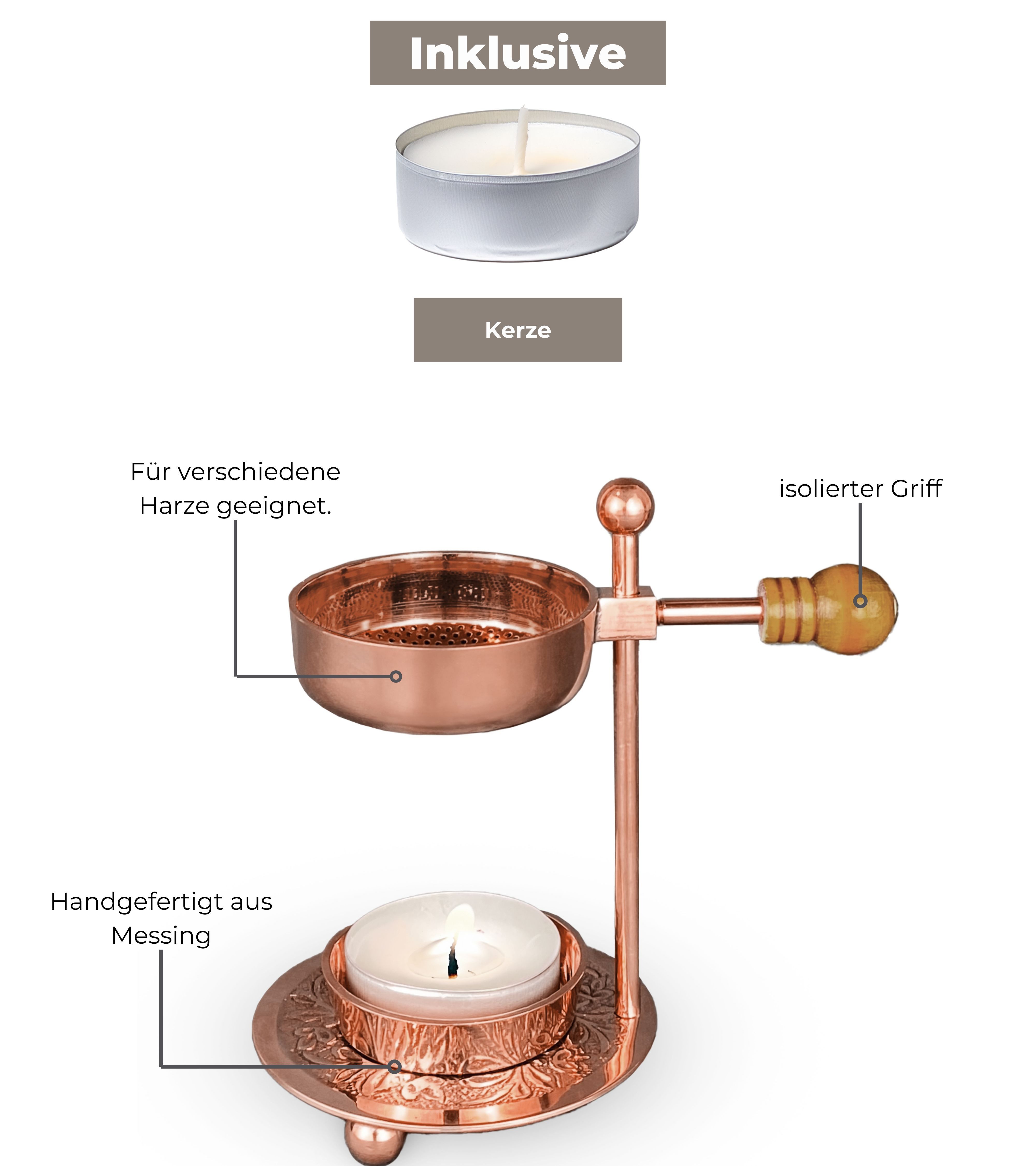 Incensera Räucherstövchen Räucherstövchen Weihrauchbrenner günstig online kaufen