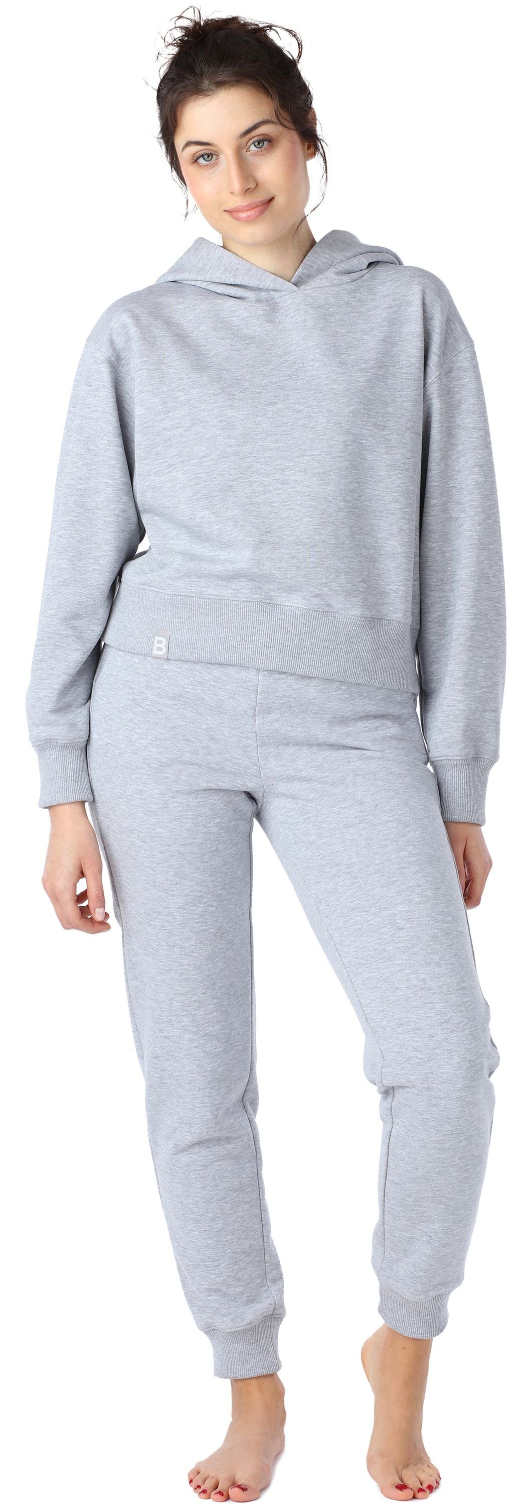 Bellivalini Trainingsanzug Sportanzug Damen Jogginganzug Trainingsanzug aus Baumwolle BLV222