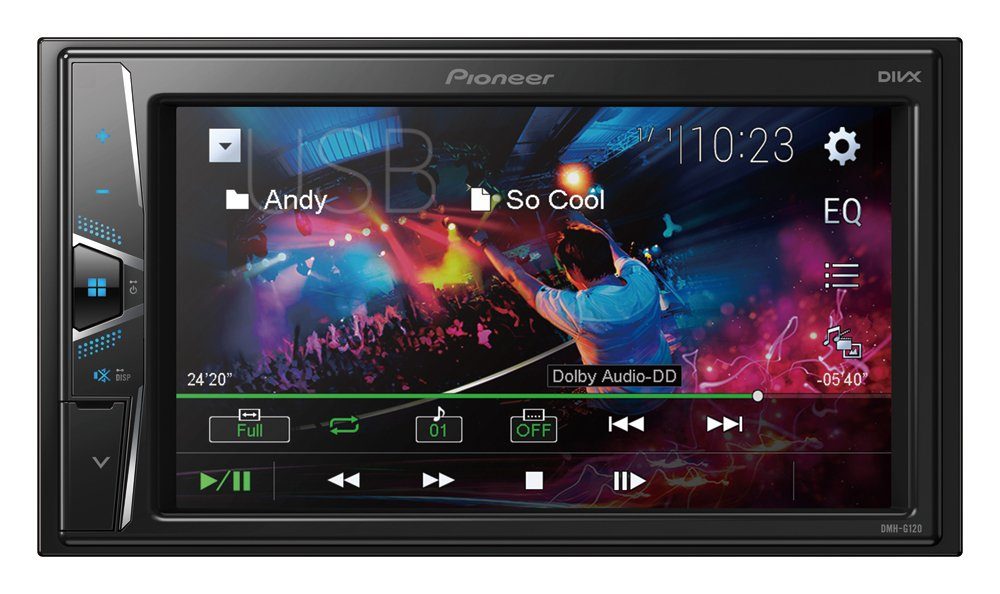 Pioneer DMH-G120 USB AUX-IN Kamera Autoradio Eingang Touchscreen 2-DIN