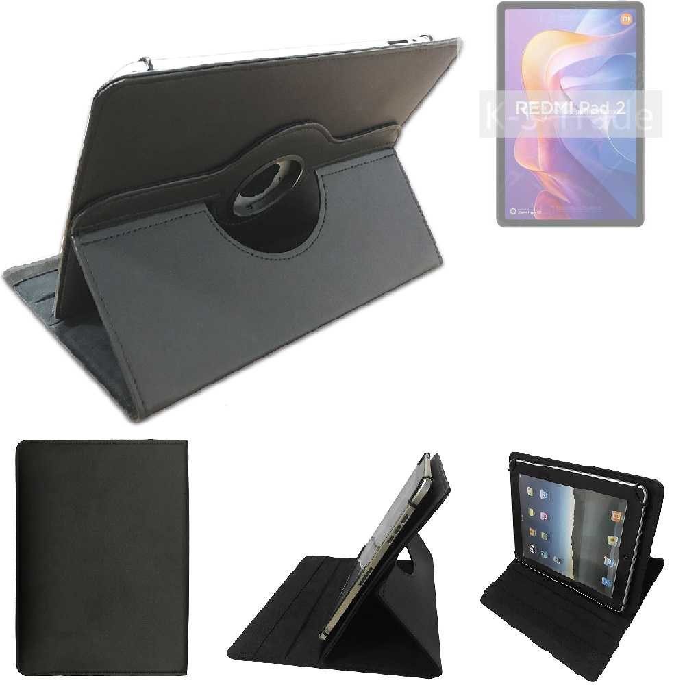 K-S-Trade Tablet-Hülle für Xiaomi Redmi Pad 2, High quality Schutz Hülle 360° Tablet Case Schutzhülle Flip Cover