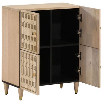 vidaXL Beistellschrank Beistellschrank 60x33x75 cm Massivholz Mango