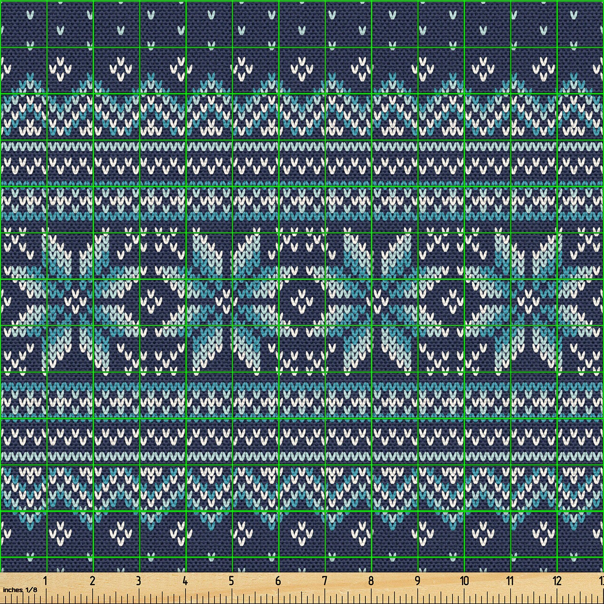Thumbnail - Abakuhaus Stoff Schön Gewebten Stoff für Polster und Wohnaccessoires, nordisch Herringbone Snowflake