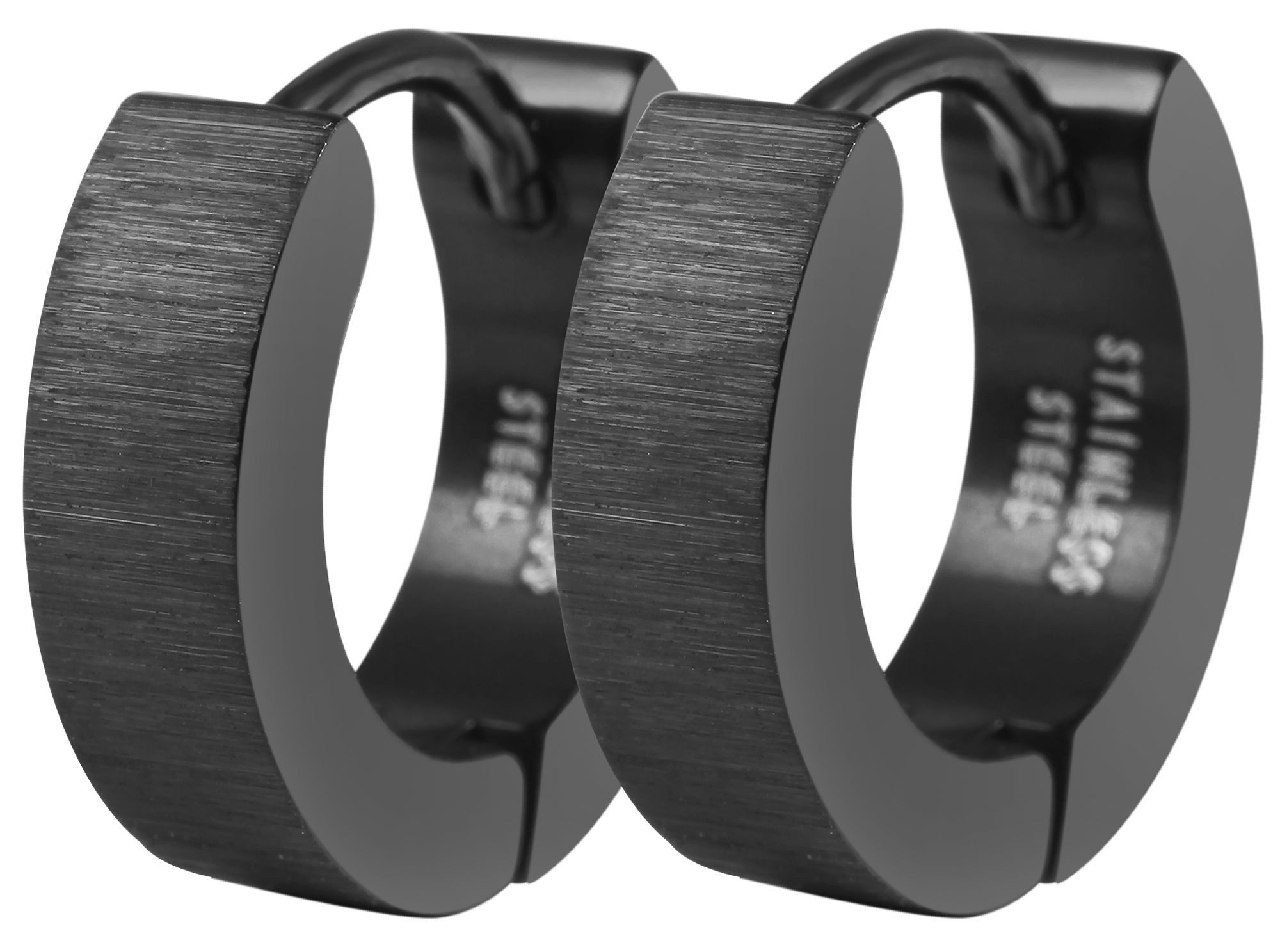 Adelia´s Klappcreolen Unisex Ohrringe – Klappcreole aus Edelstahl, Ideal als Geschenk für besondere Anlässe