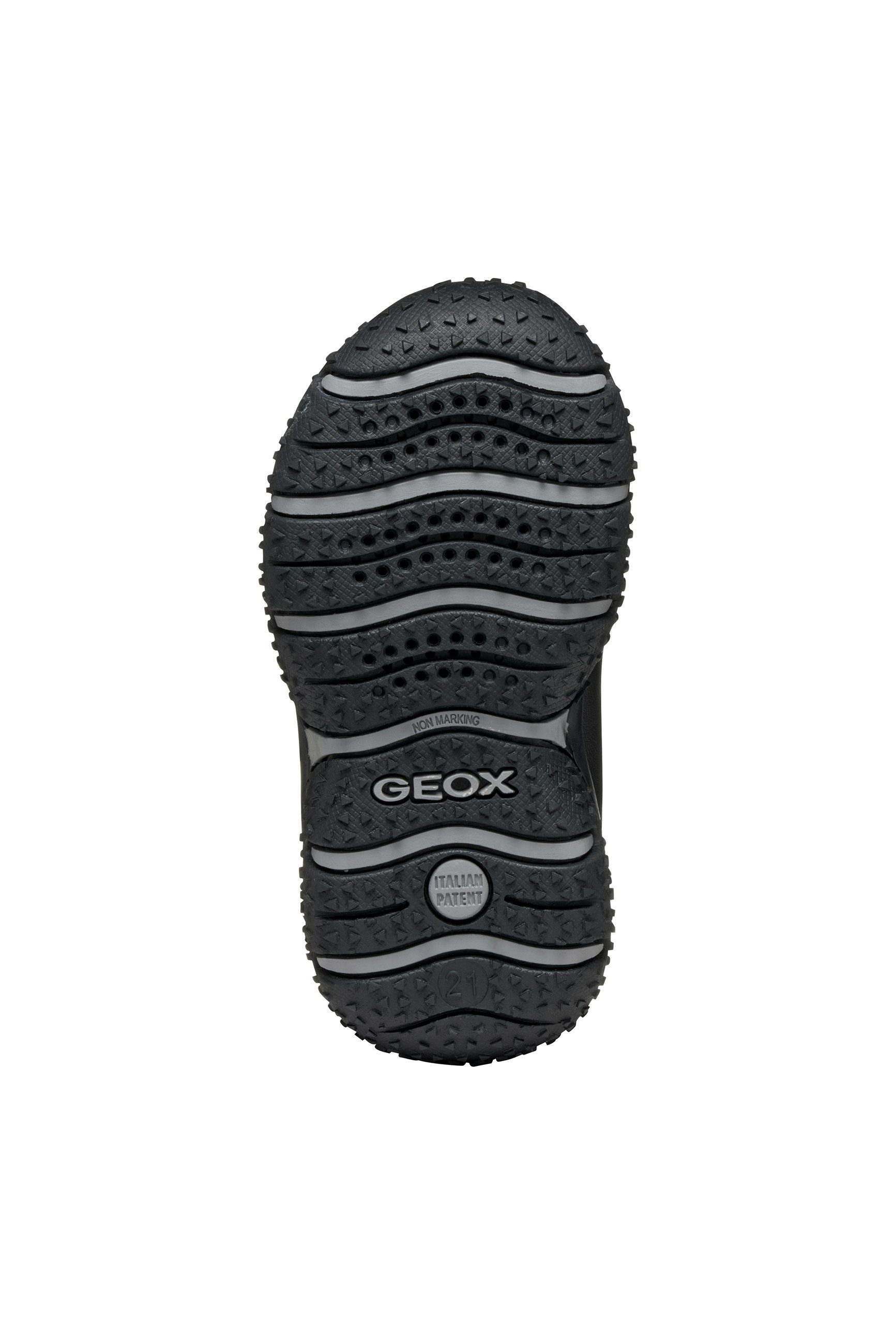 Geox B BALTIC GIRL B ABX Winterboots Klettstiefel, Snowboots mit Warmfutter, Größenschablone zum Download