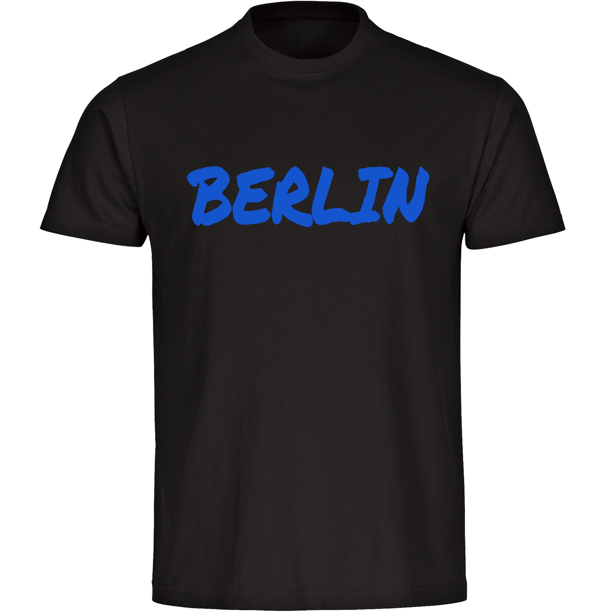 T-Shirt Kinder Berlin blau - Textmarker - Kind