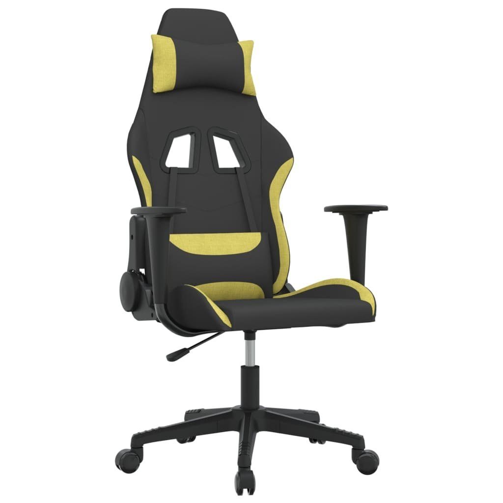 Stoff vidaXL Gaming-Stuhl und Bürostuhl Hellgrün Schwarz