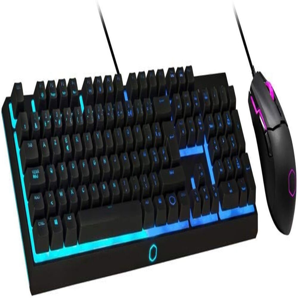 COOLER MASTER MS110 RGB Kombination – Lineare mem-chanische Schalter Tastatur- und Maus-Set, Mit 26 Anti-Ghosting Tasten On-Board-Steuerung,mit 4 DPI-Einstellungen