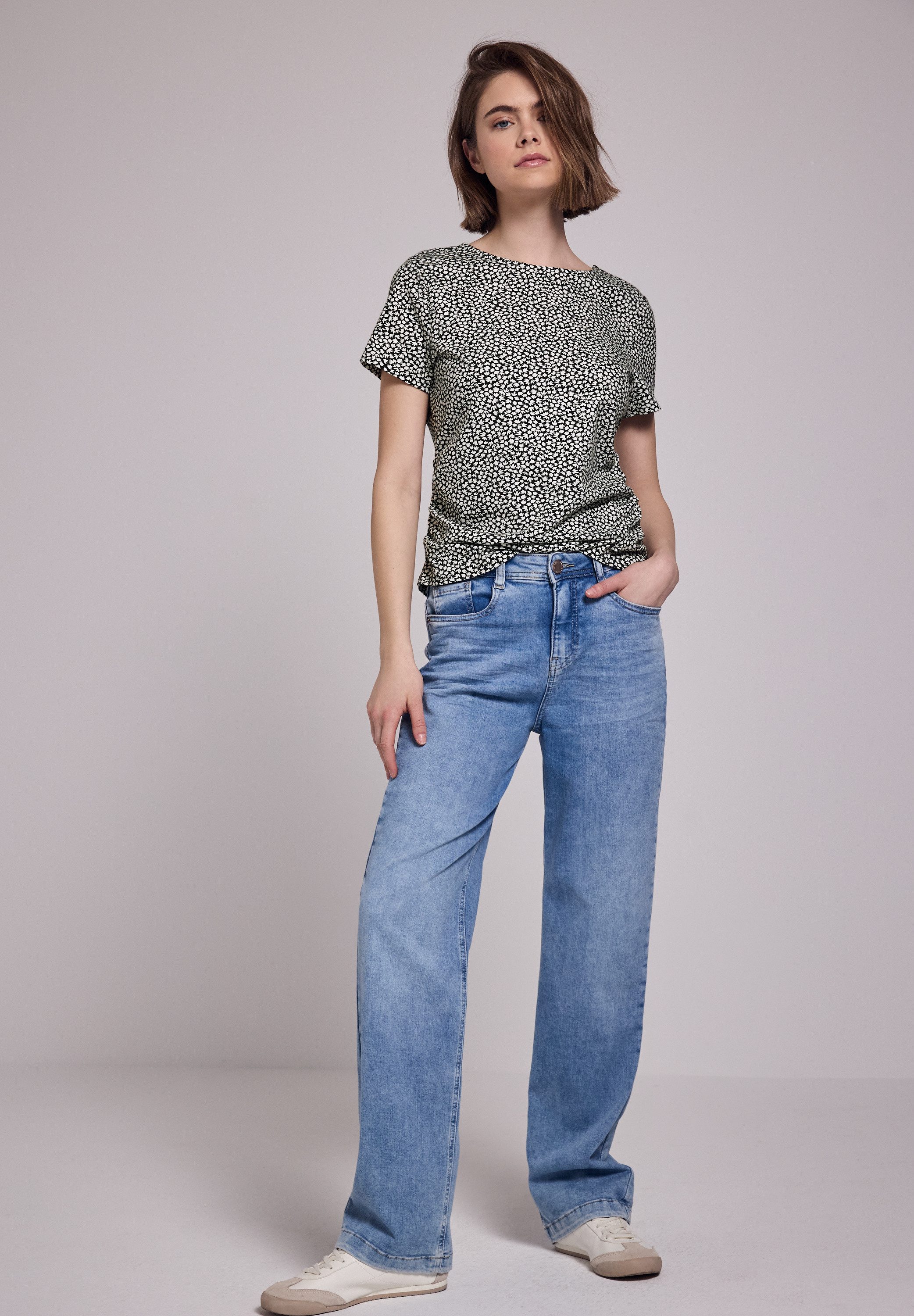 STREET ONE STUDIO T-Shirt mit grafischem Muster