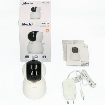 Alecto Video-Babyphone DVM-275C, Zusätzliche Kameraeinheit für DVM-275 mit 300m Reichweite, Schwenkbar