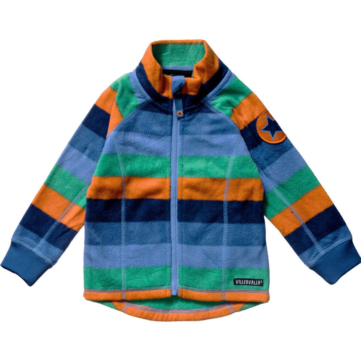Villervalla Fleecejacke Sterne XT Unisex Kinder Strickjacke, Übergangsjacke, Sweatjacke, Outdoorjacke, Wanderjacke