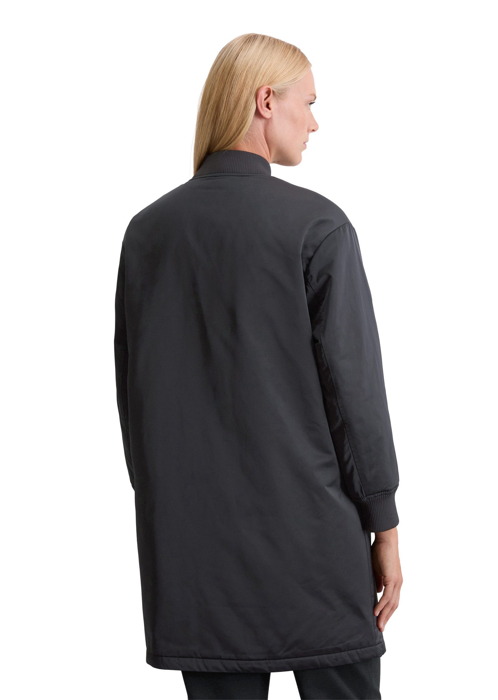 Marc O'Polo Kurzmantel aus recyceltem Polyester-Twill