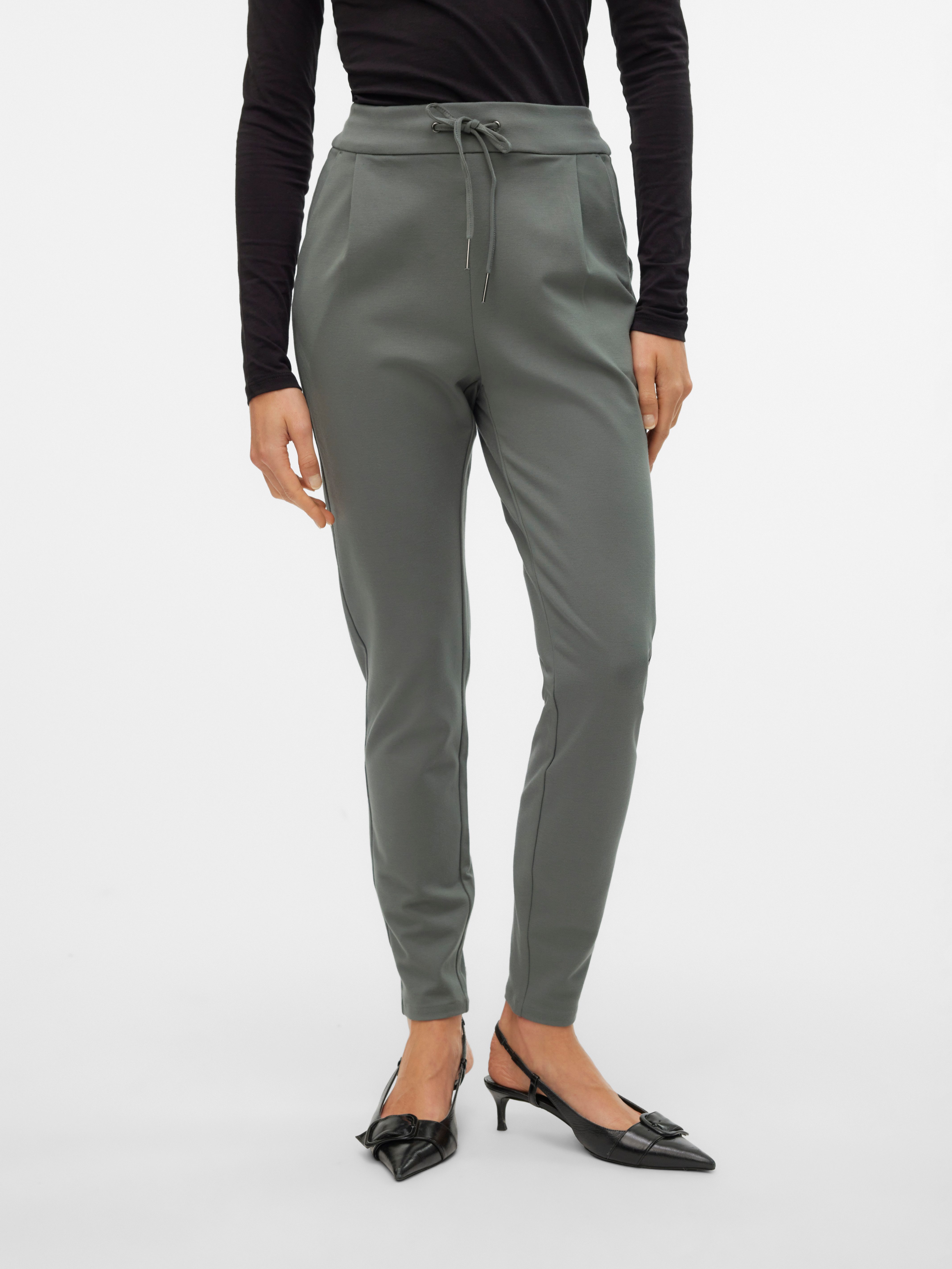 Vero Moda Jogger Pants VMEVA MR LOOSE STRING PANT GA NOOS hinten mit elastischem Bündchen