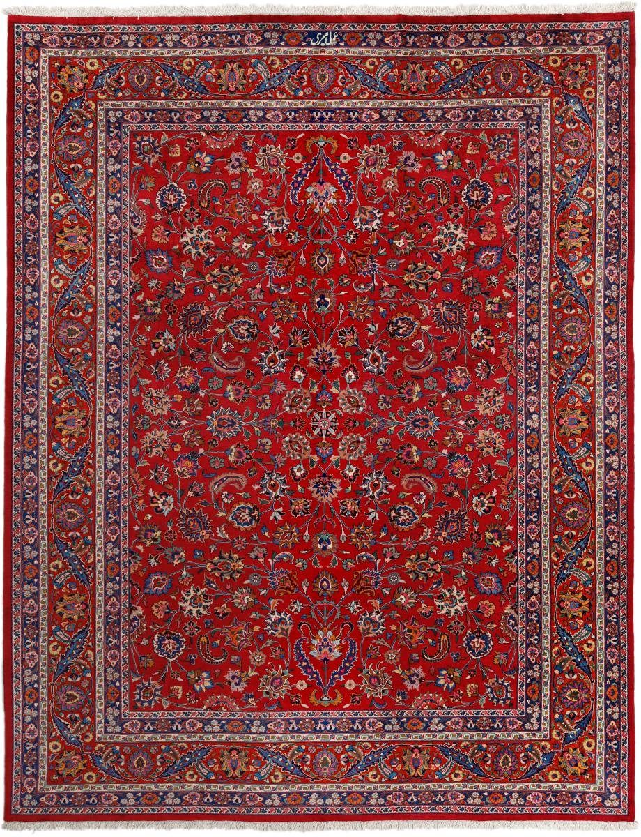 Orientteppich Mashhad 310x402 Handgeknüpfter Orientteppich / Perserteppich, Nain Trading, rechteckig, Höhe: 12 mm