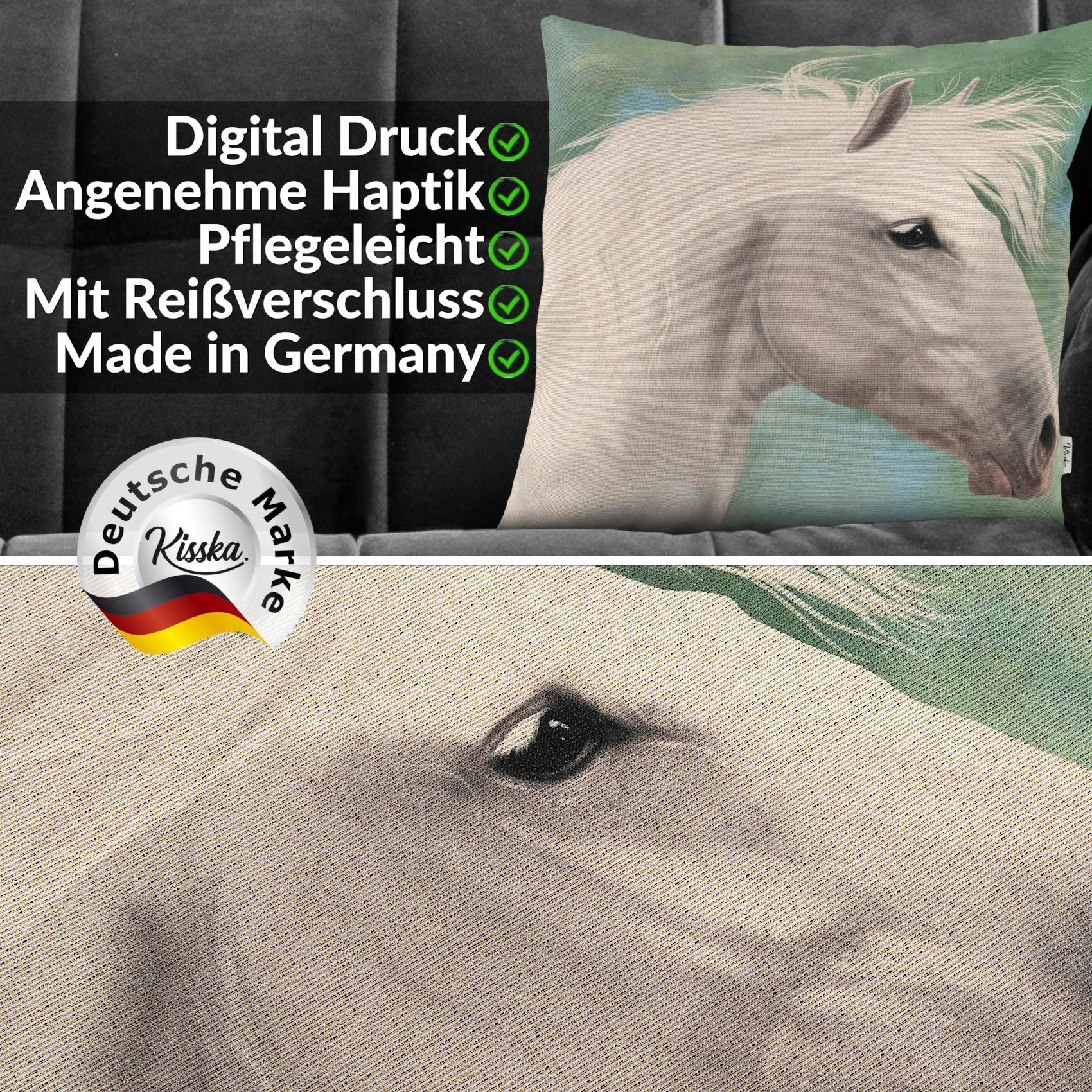 Kisska Dekokissen robust Designer Kissenbezug Modern-Zierkissen, günstig online kaufen