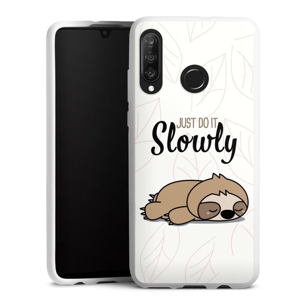 DeinDesign Handyhülle »Just Do It Slowly Sloth« Huawei P30 Lite New  Edition, Silikon Hülle, Bumper Case, Handy Schutzhülle, Smartphone Cover  Tiere Faultier lazy sunday online kaufen | OTTO