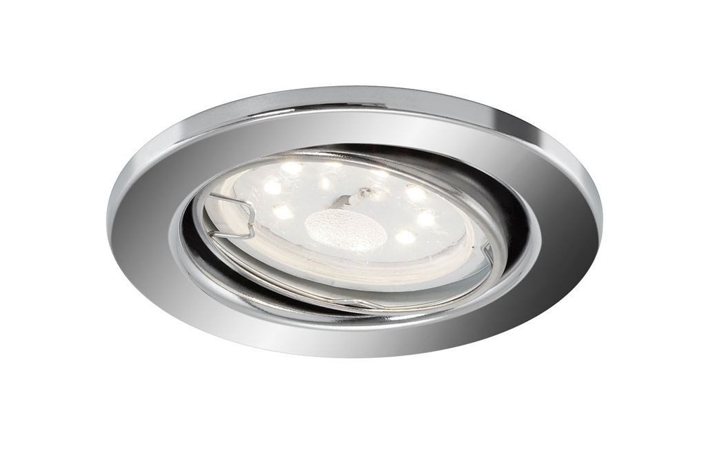 Briloner Leuchten LED Einbaustrahler 8315018, LED wechselbar, 2700K - Extra-Warmweiß