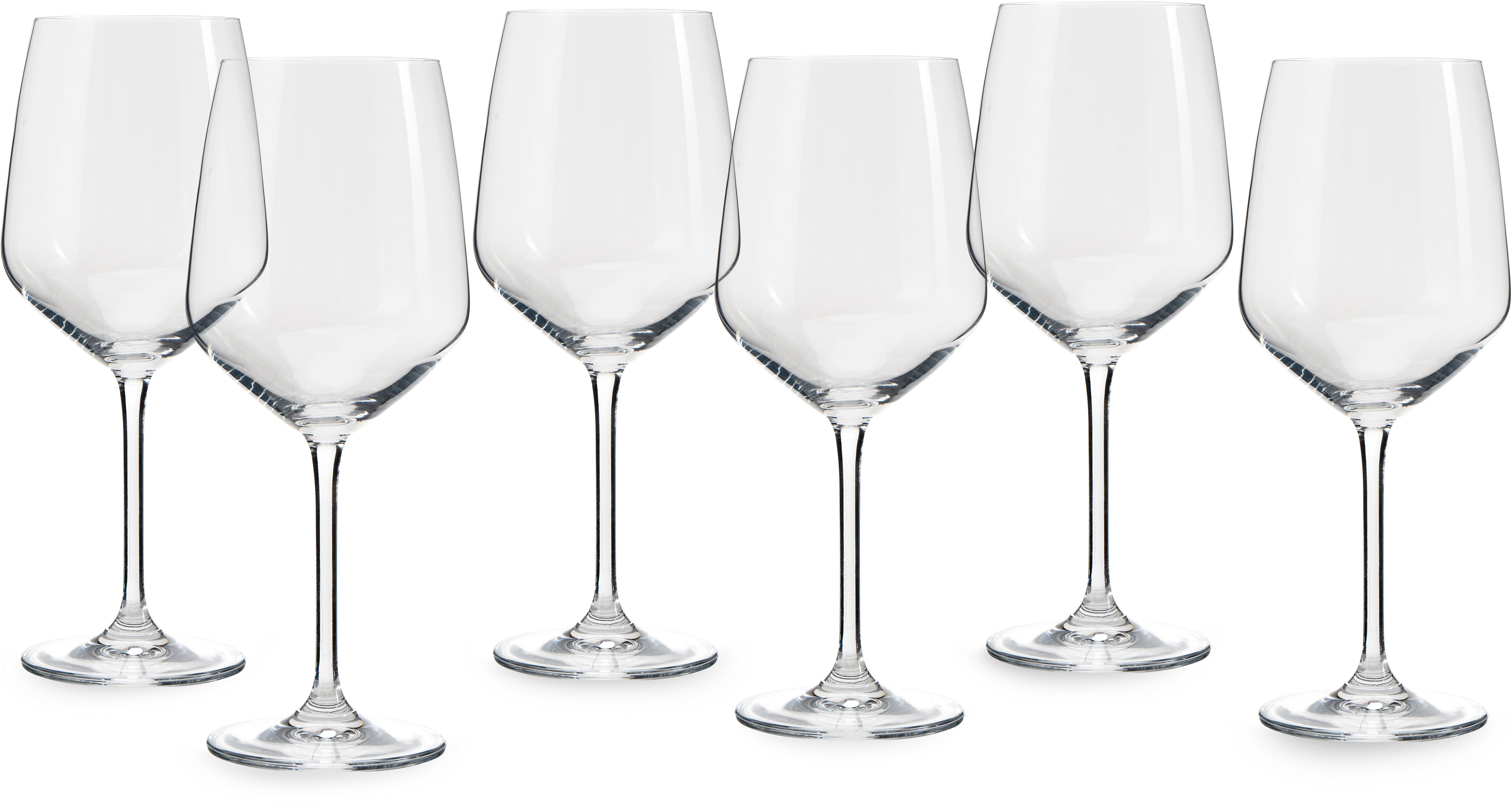 ECHTWERK Rotweinglas Set, ca. 630 ml, Glas, hochwertig und mit zeitlosem Design
