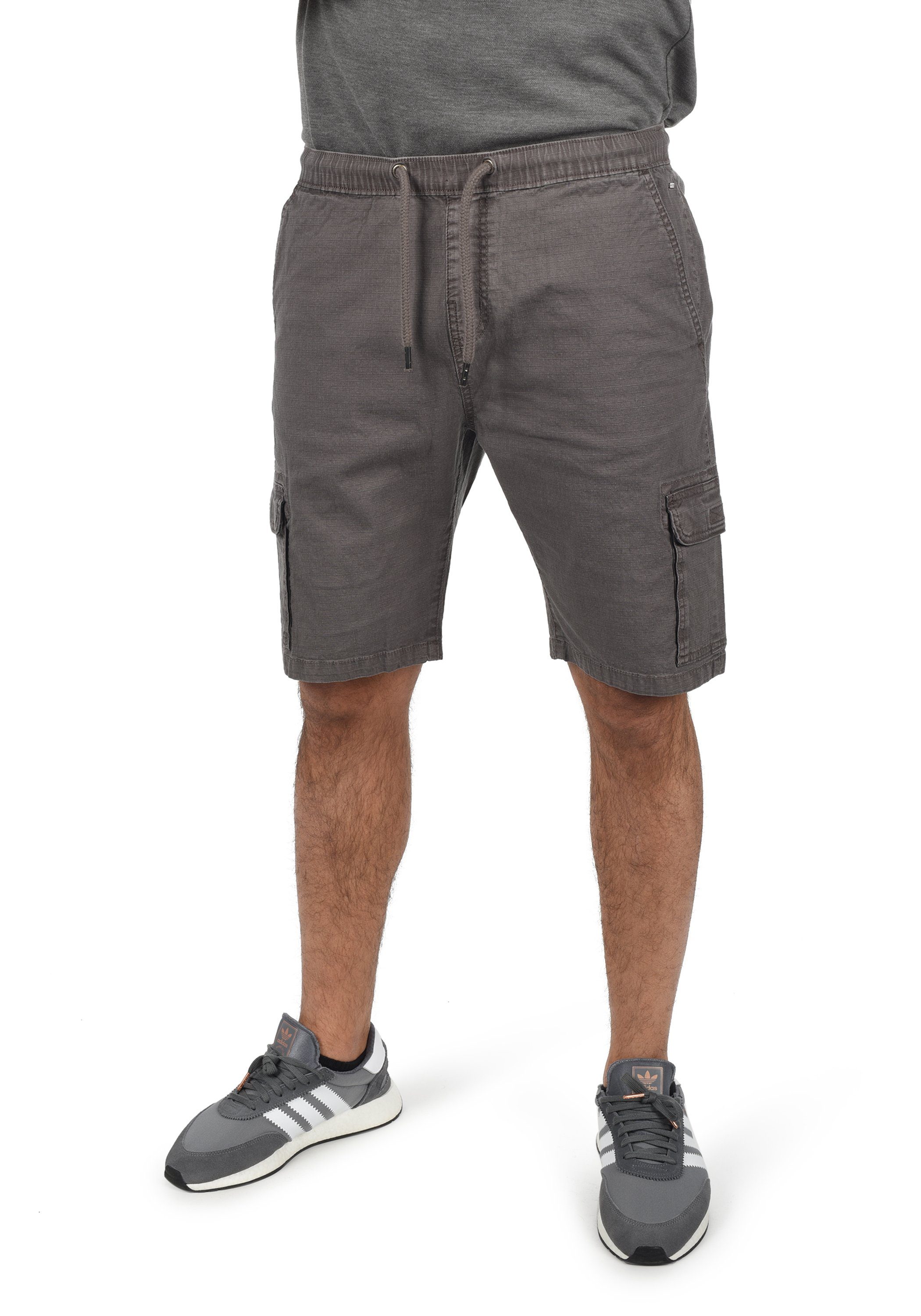 Indicode Cargoshorts IDFrances kurze Hose mit elastischem Bund Grey (905)
