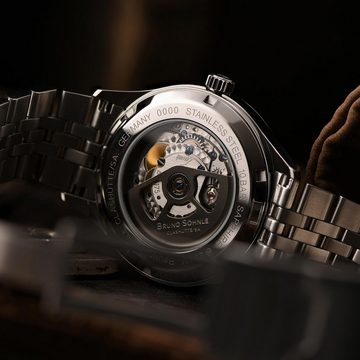 BRUNO SÖHNLE Automatikuhr Glashütte Herrenuhr TURIN Automatik