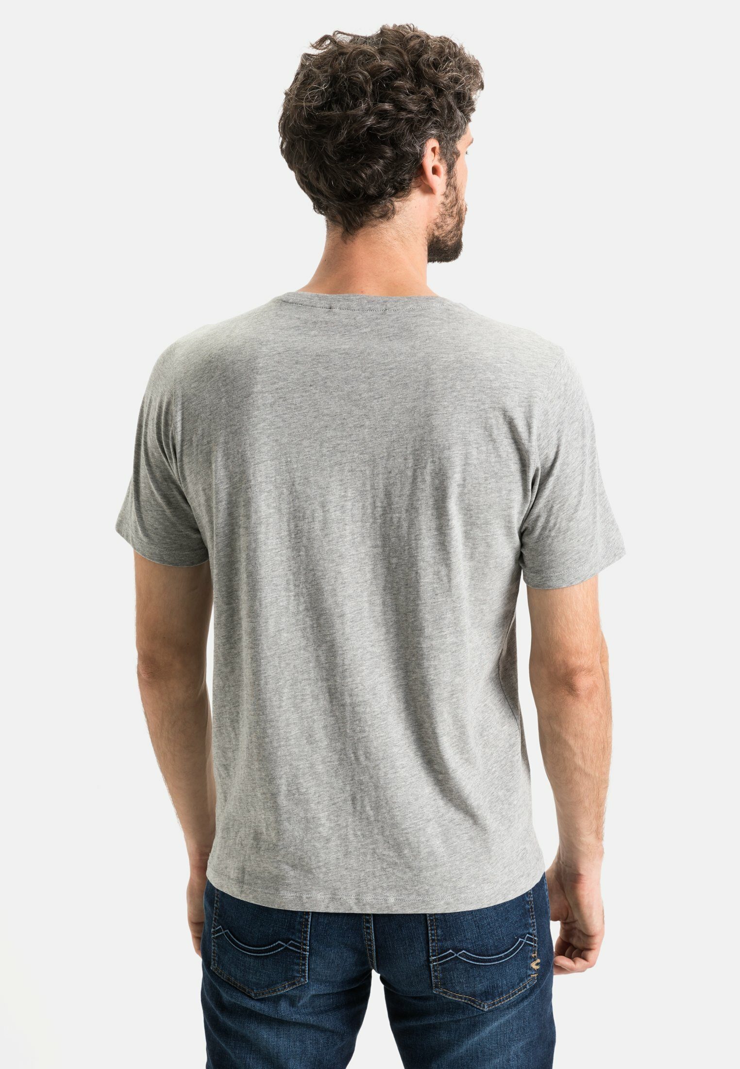 camel active T-Shirt aus reiner Baumwolle Kurzarm – Bild 2 von 5