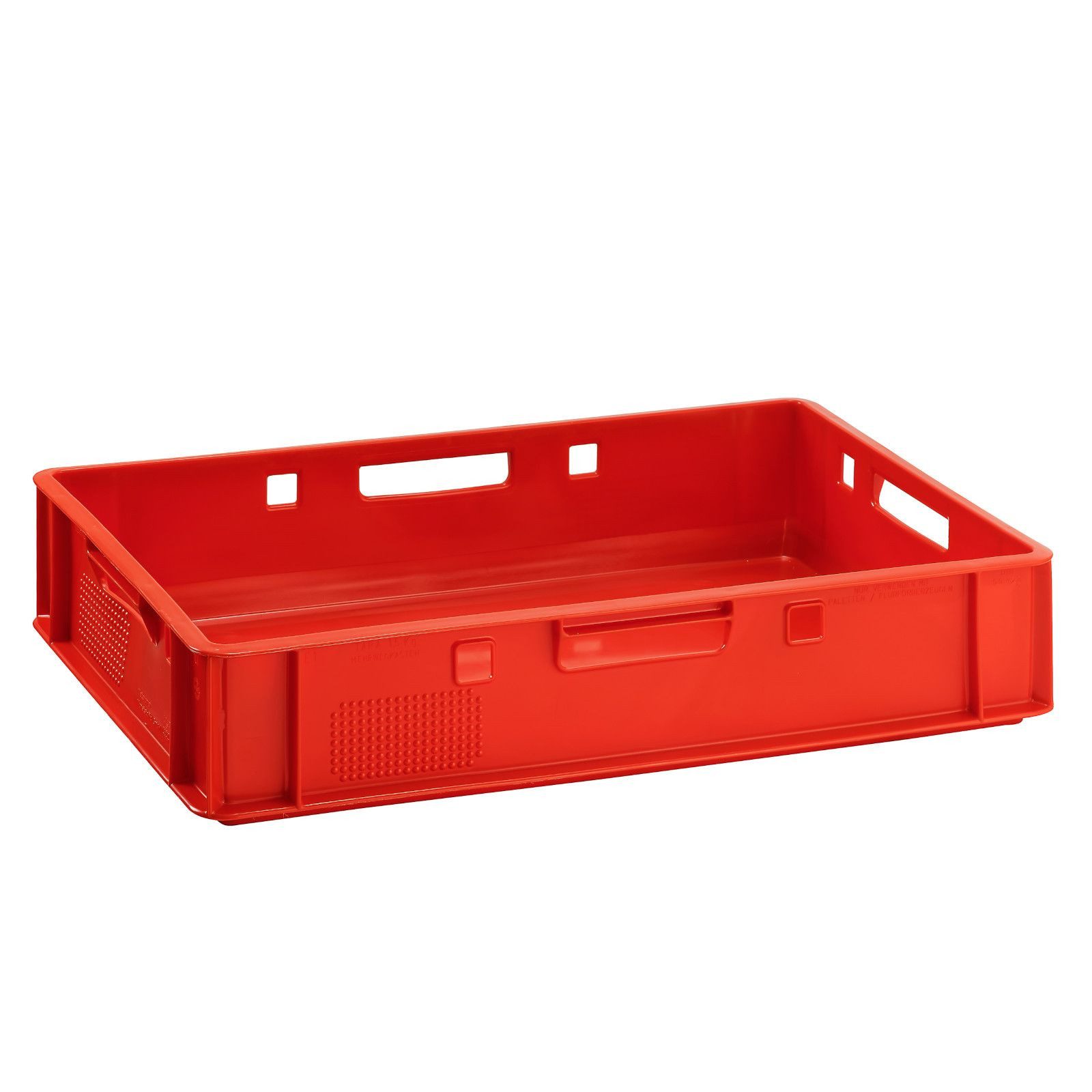 BURI Transportbehälter Eurofleischkiste rot Verschiedene Größen E1 / E2 / E3, (1-St)