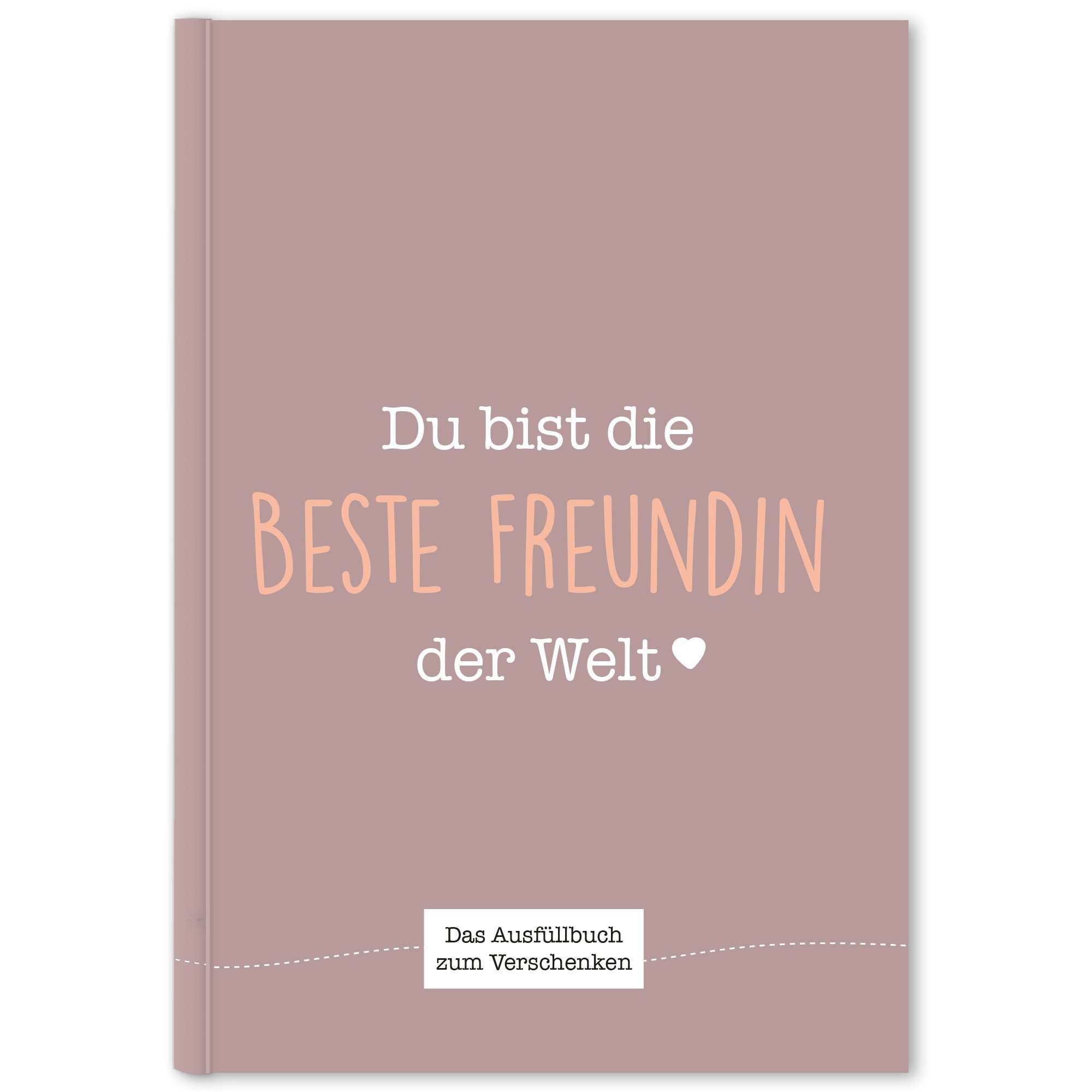 CUPCAKES & KISSES Notizbuch »Beste Freundin Buch zum Ausfüllen