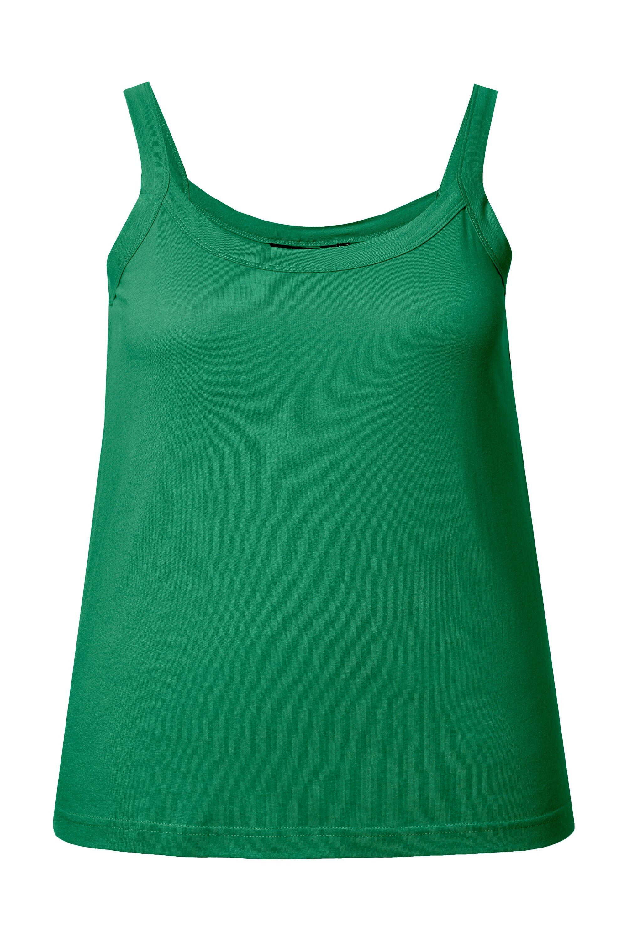 Ulla Popken Longtop Spaghettitop Rundhals Modalmix ärmellos Bestseller – Bild 2 von 4