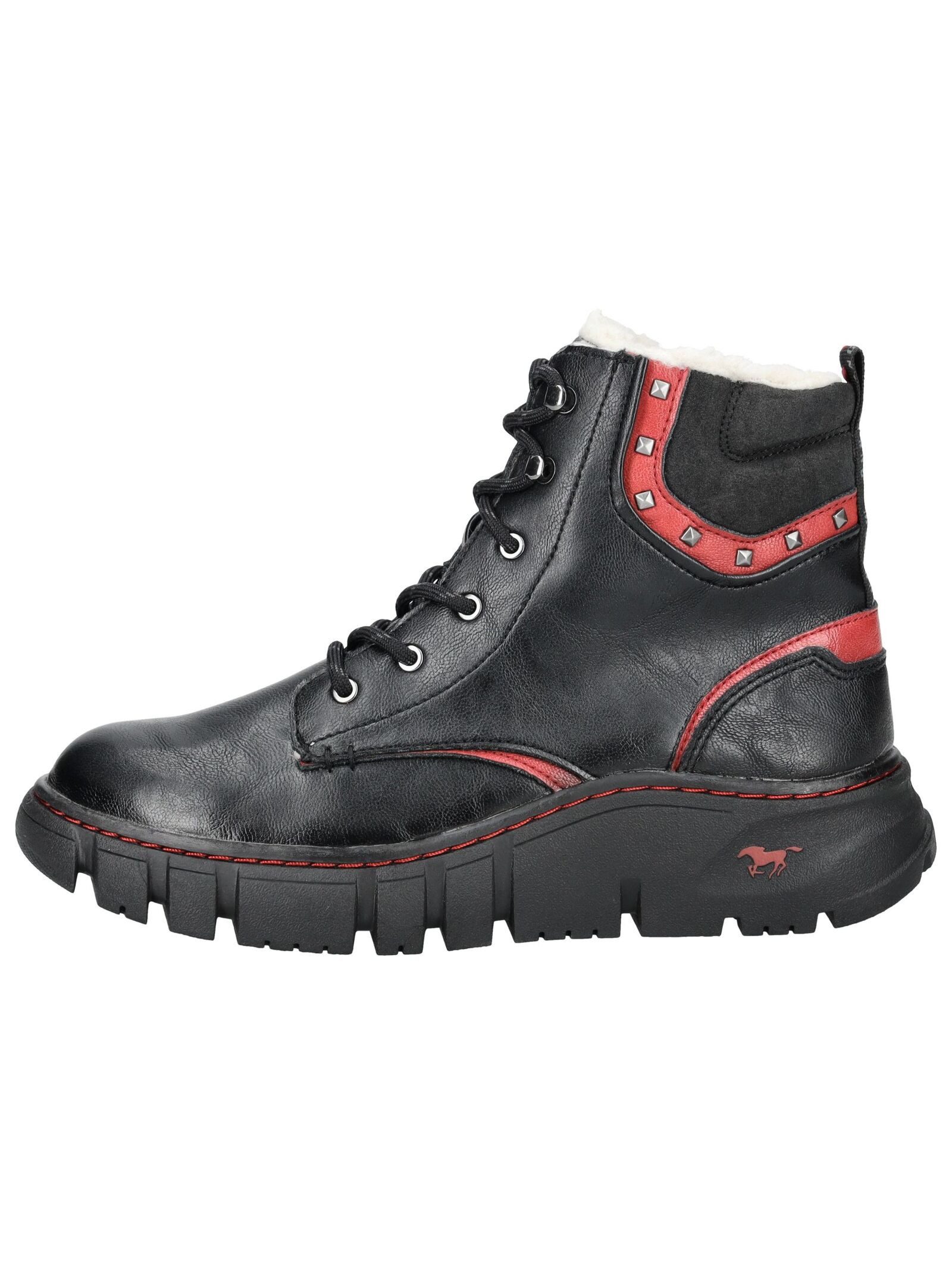 Mustang Shoes Mustang Shoes Stiefelette Lederimitat Schnürstiefelette