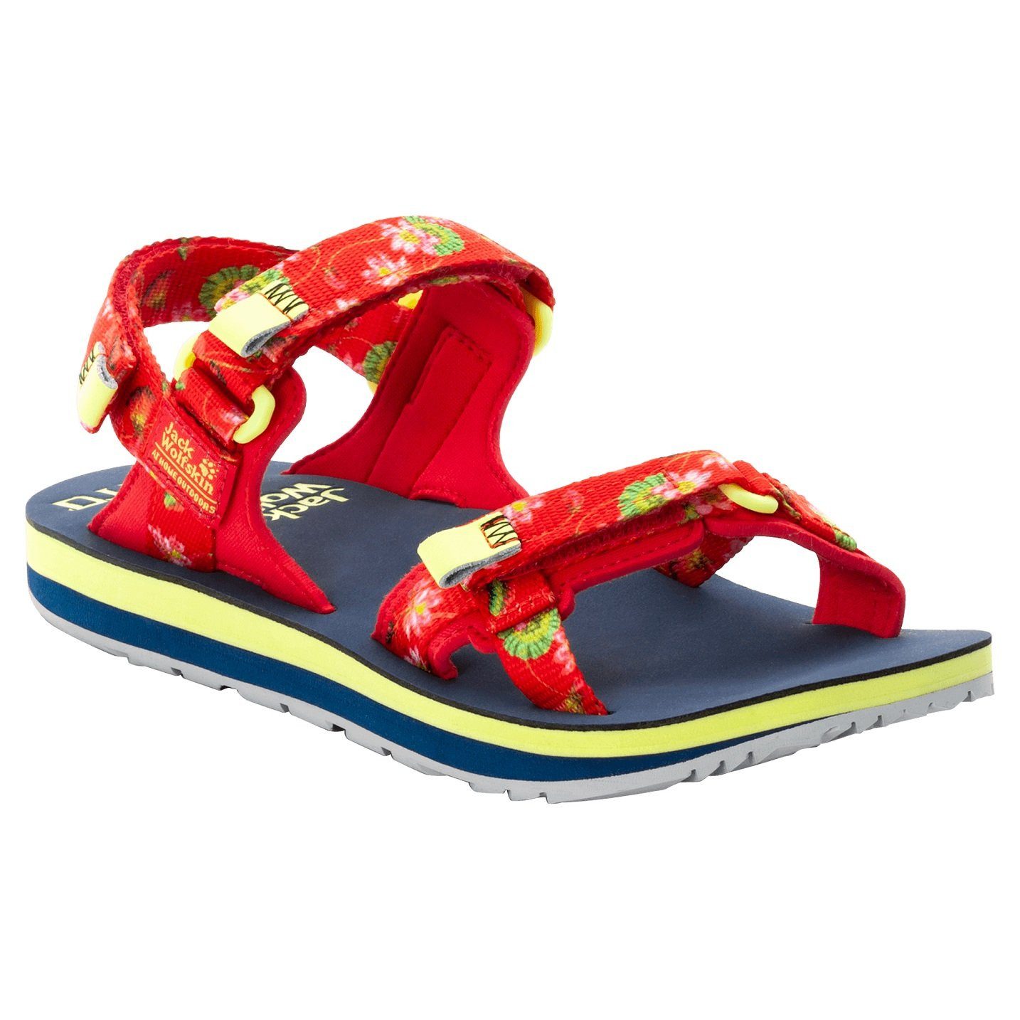 Jack Wolfskin Outfresh Deluxe rot Damen Sandale