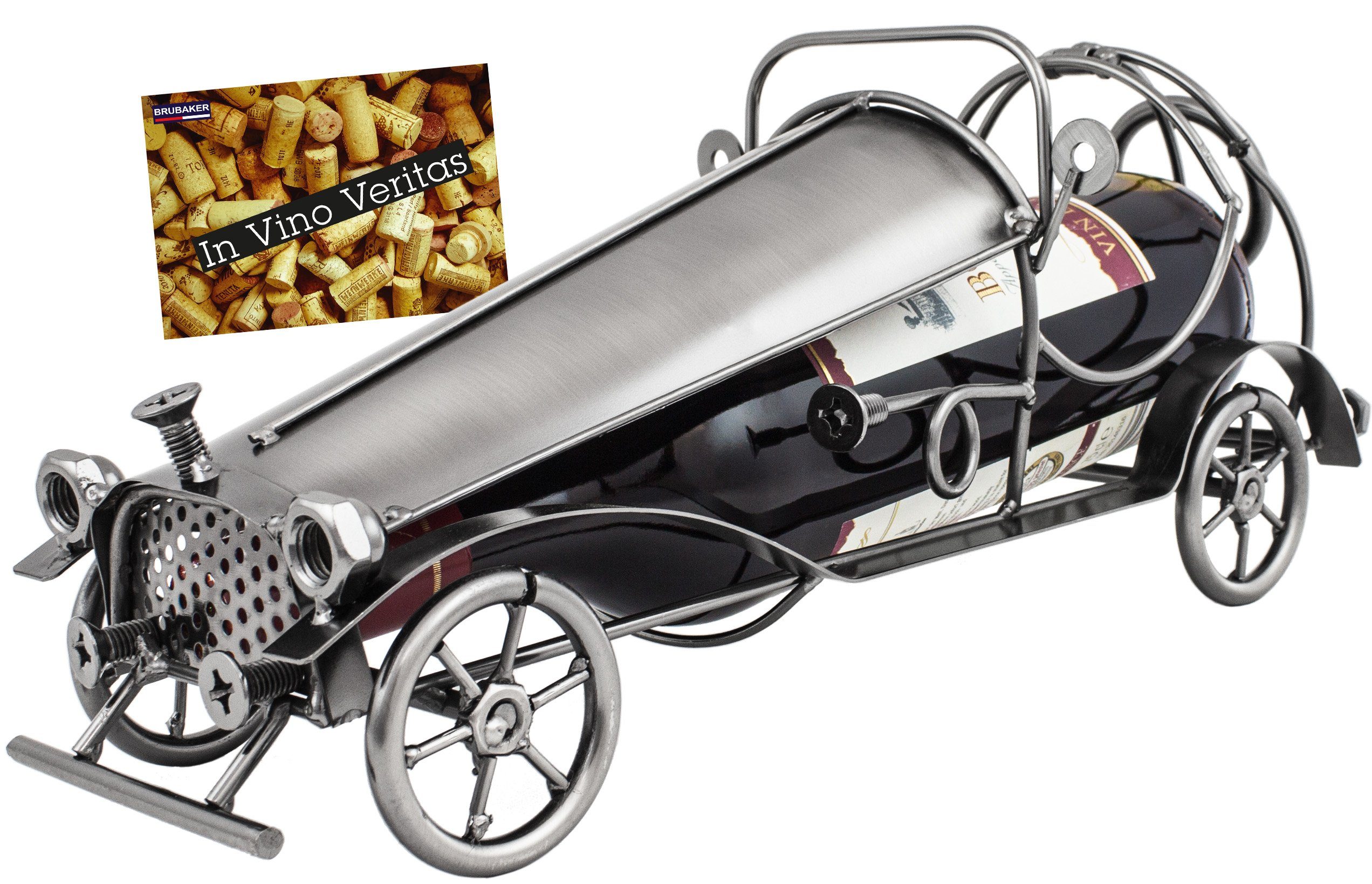 BRUBAKER Weinflaschenhalter Vintage Auto Flaschenhalter, (1-St., inklusive günstig online kaufen