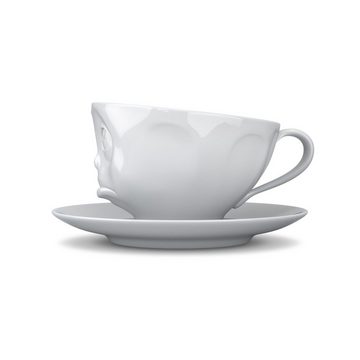 FIFTYEIGHT PRODUCTS Tasse Tasse Och bitte weiß - 200 ml - Kaffeetasse Weiß - 1 Stück