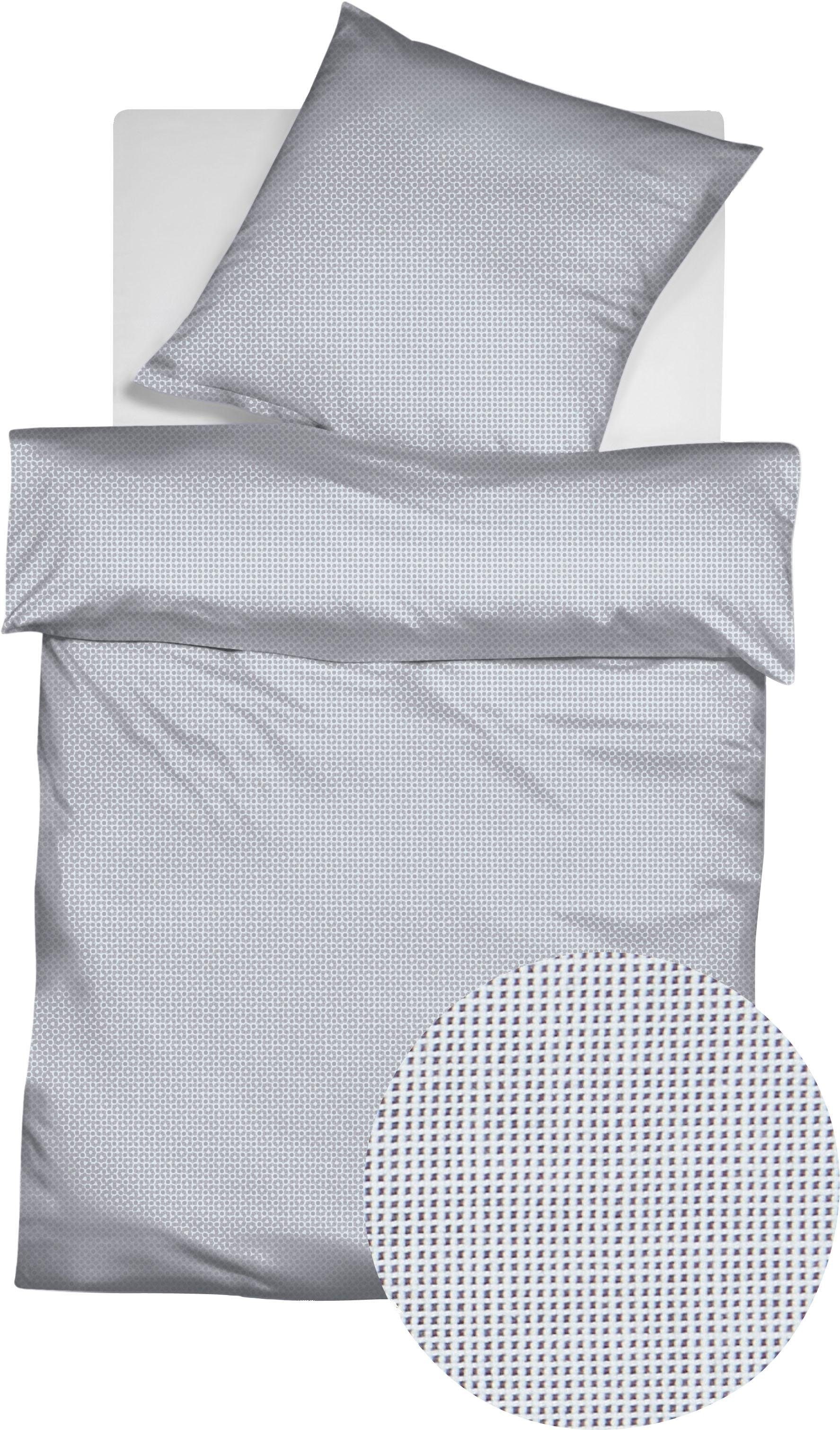 fleuresse Bettwäsche Porto, Buntgewebe, 2 teilig, 100% Baumwolle, in Gr. 135x200, 155x220, 200x200cm, Reißverschluss