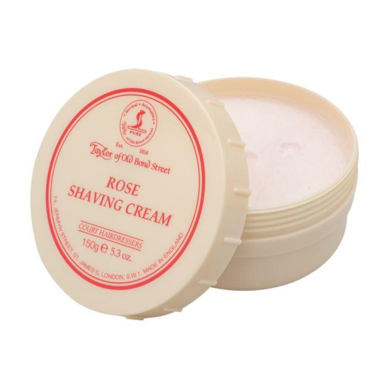 Taylor of Old Bond Street Rasiercreme Rose Shaving Cream, für Alle Hauttypen