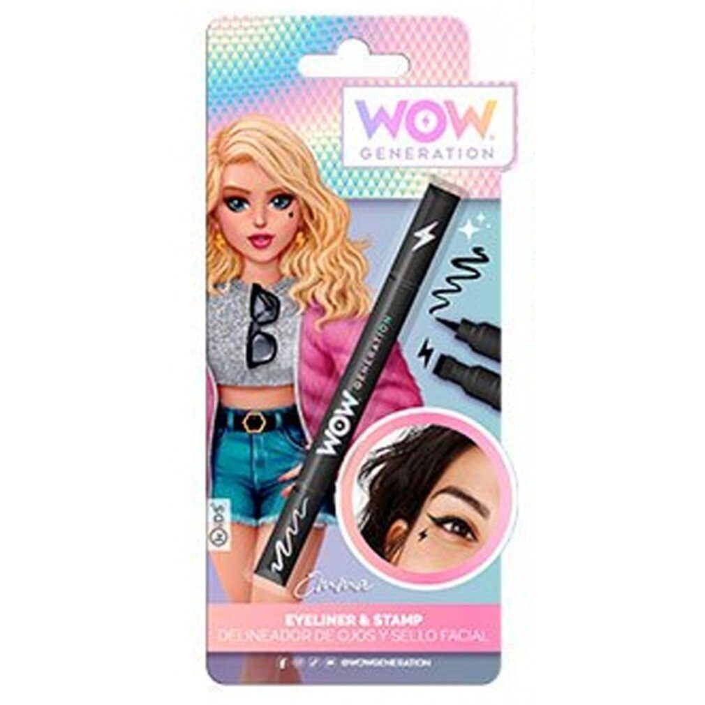 Kids Euroswan Theaterschminke WOW Generation schwarzer Eyeliner und Stempelset