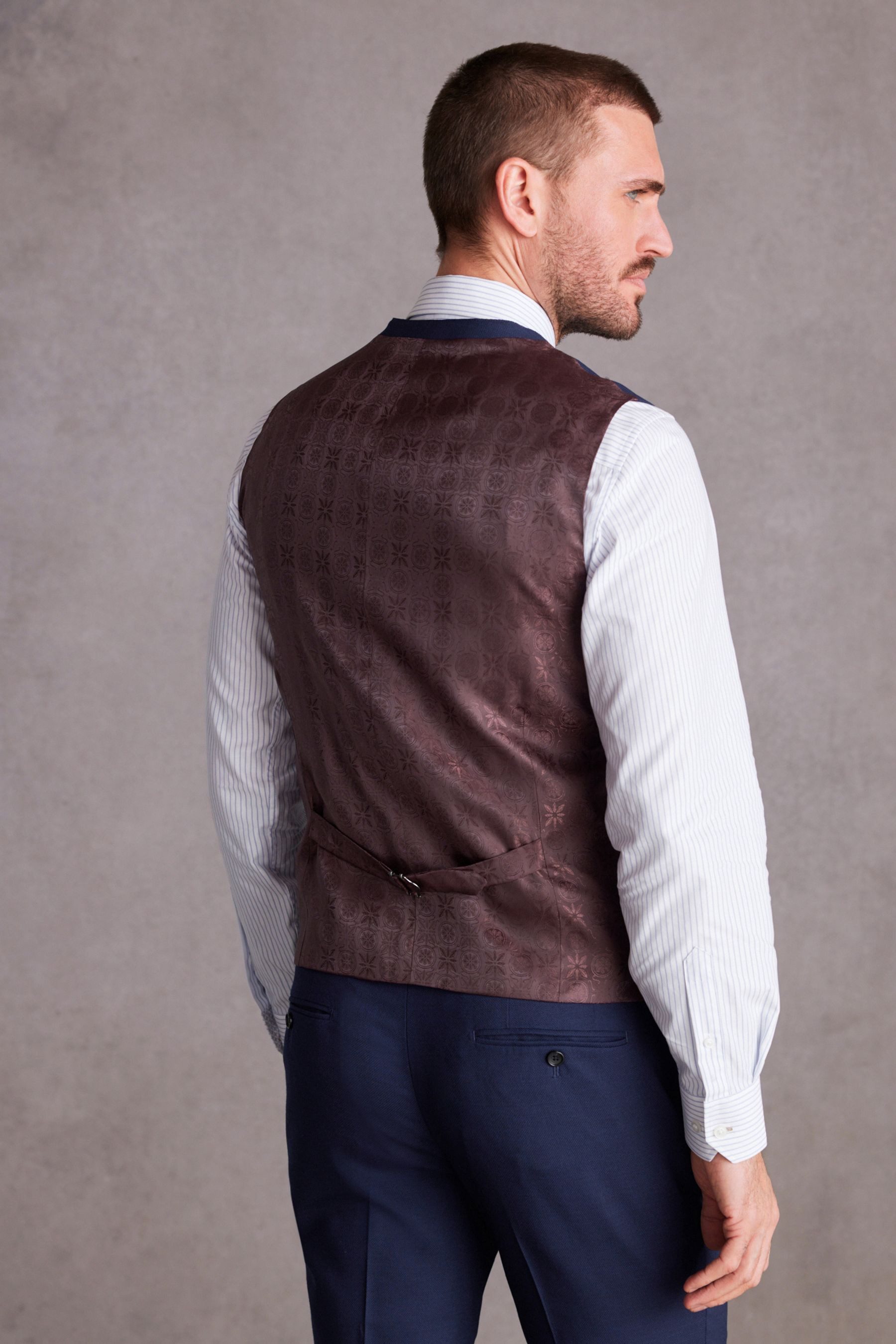 Next Anzugweste Slim Fit Signature Tollegno günstig online kaufen