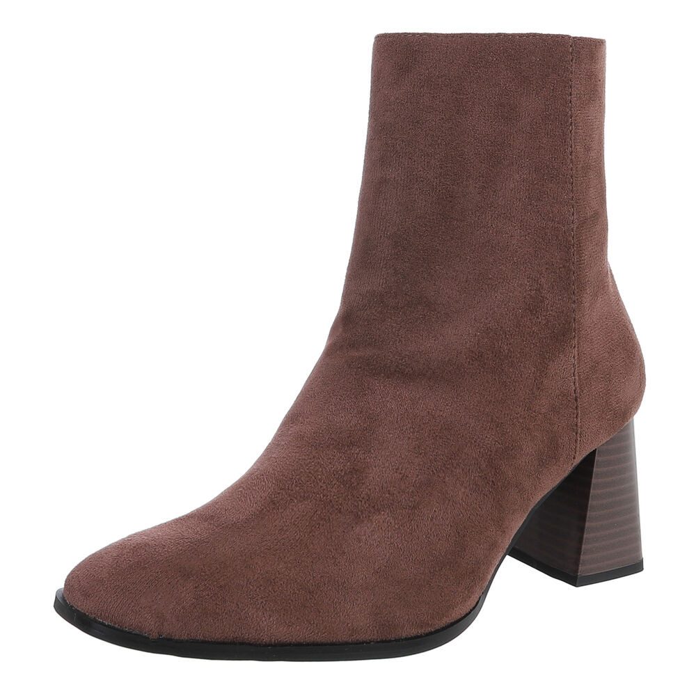 Ital-Design Elegante Stiefelette mit Blockabsatz für günstig online kaufen