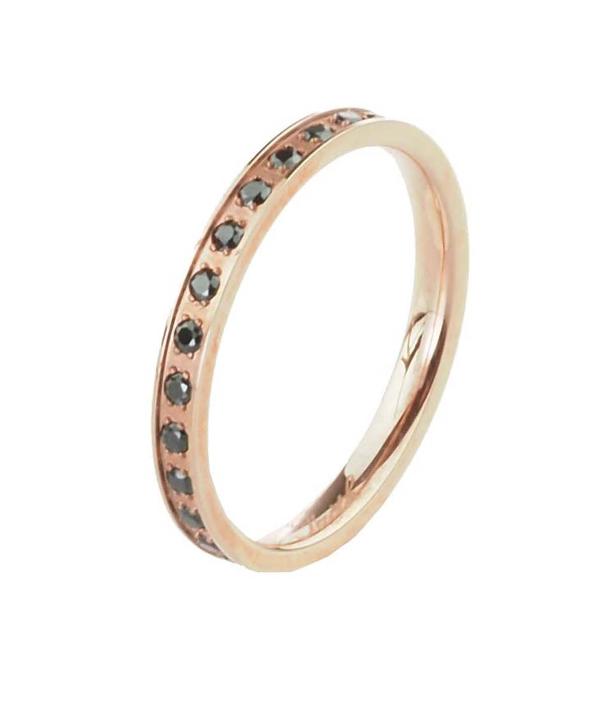 Bering Fingerring Damen Ring rosegoldfarben Ring Größe 6 entspricht ø=18,1mm Größe 57