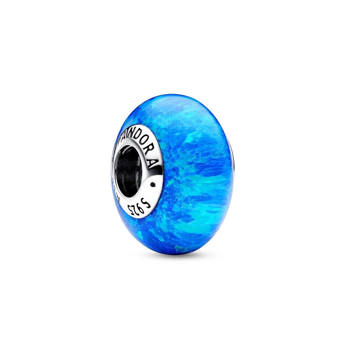 Pandora Charm-Einhänger Pandora 791691C02 Charm Damen Schillerndes Tiefblaues Ozean Opal Sterl