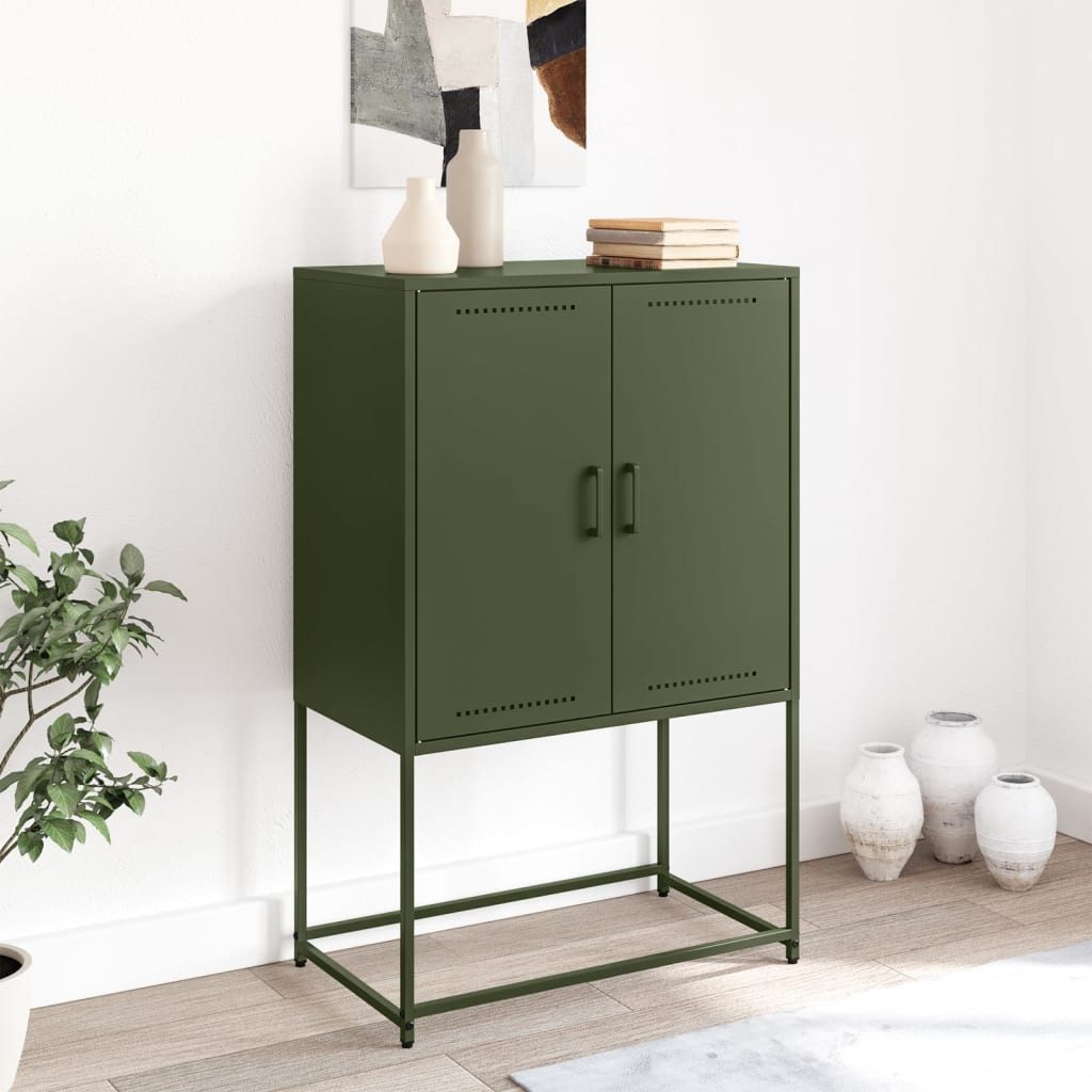 vidaXL Highboard Highboard Olivgrün 68,5x38,5x107 cm günstig online kaufen