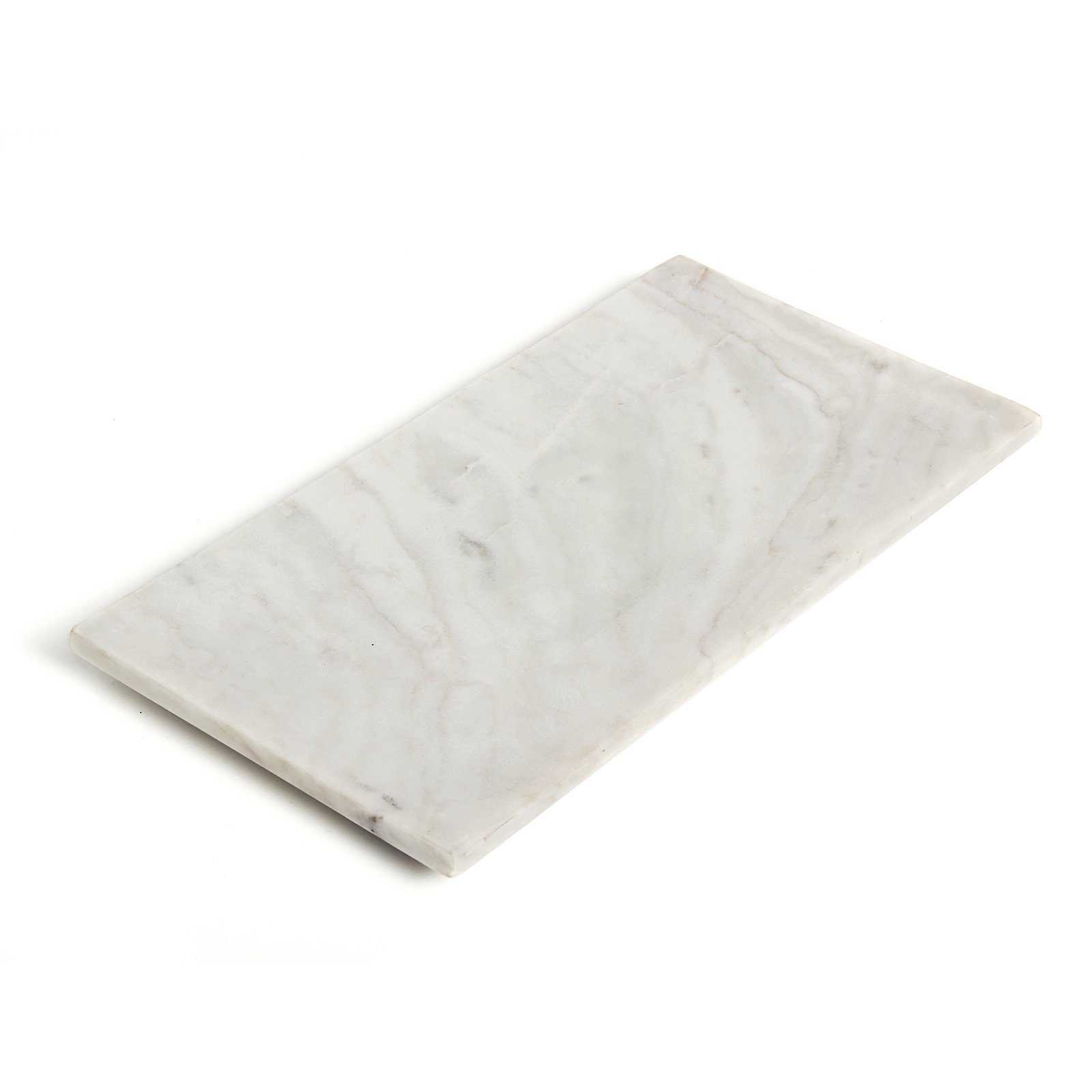 houseproud Dekotablett Arctic Marble Kosmetiktablett, rechteckiger weißer Marmor