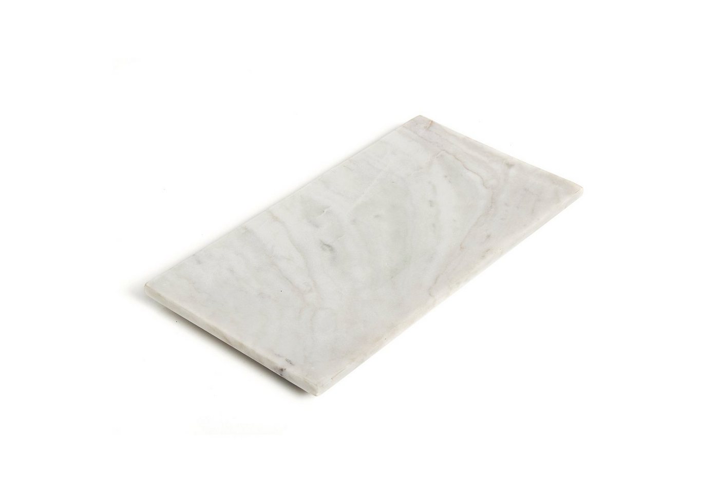 houseproud Dekotablett Arctic Marble Kosmetiktablett, rechteckiger weißer Marmor