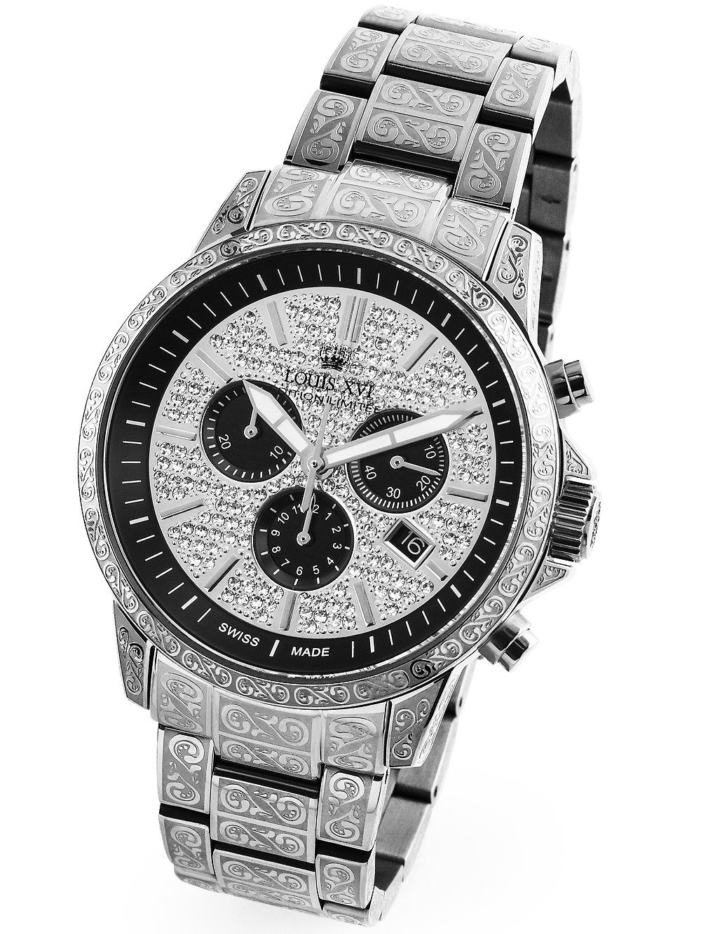 LOUIS XVI Quarzuhr Louis XVI LXVI1088 Palais Royale Chronograph Herrenuhr 4 günstig online kaufen