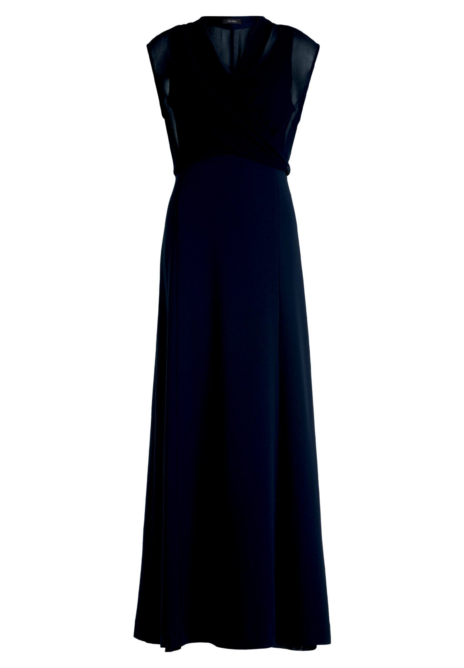 Vera Mont Abendkleid Damen mit Raffung Materialmix