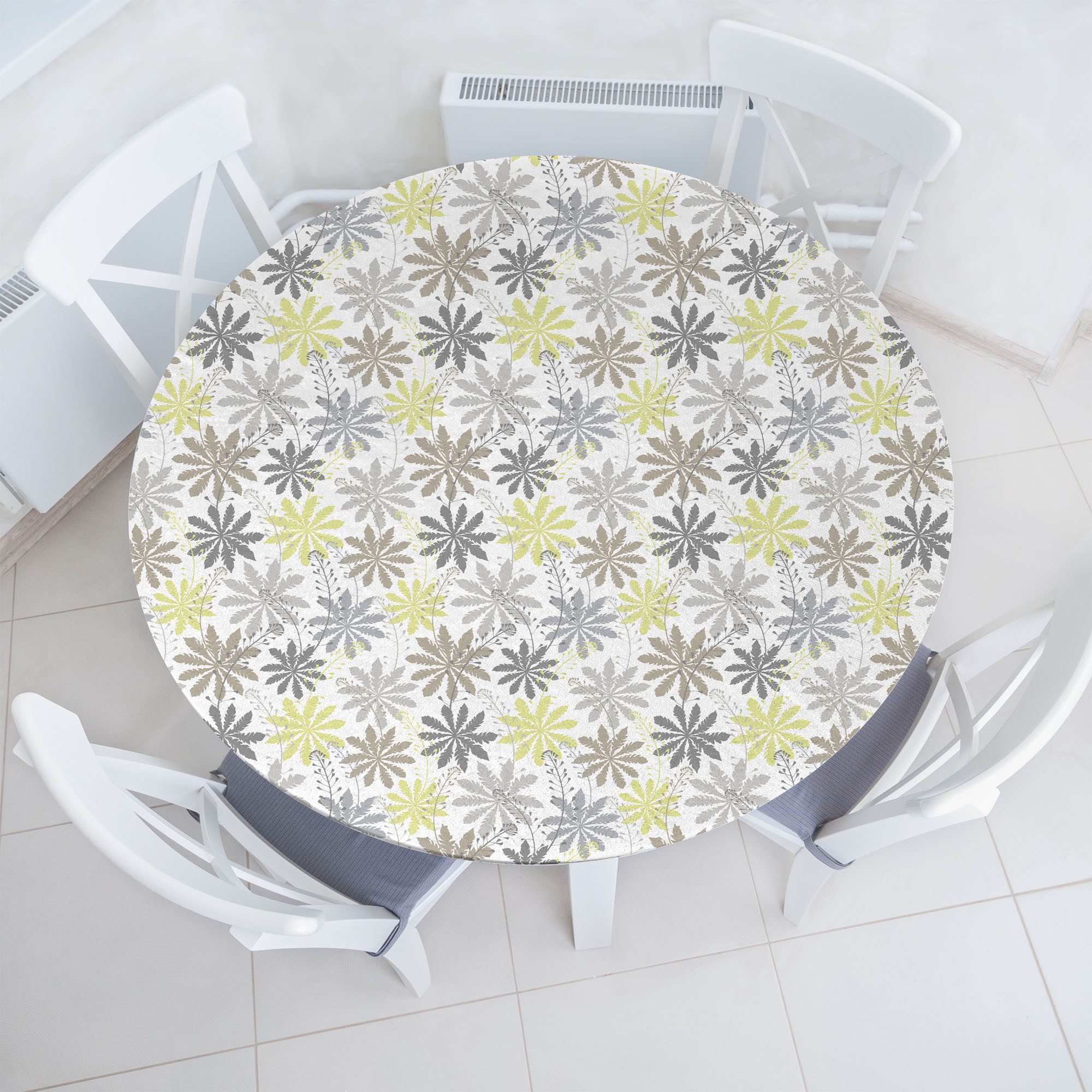 Tischdecke Rundum-elastische Stofftischdecke