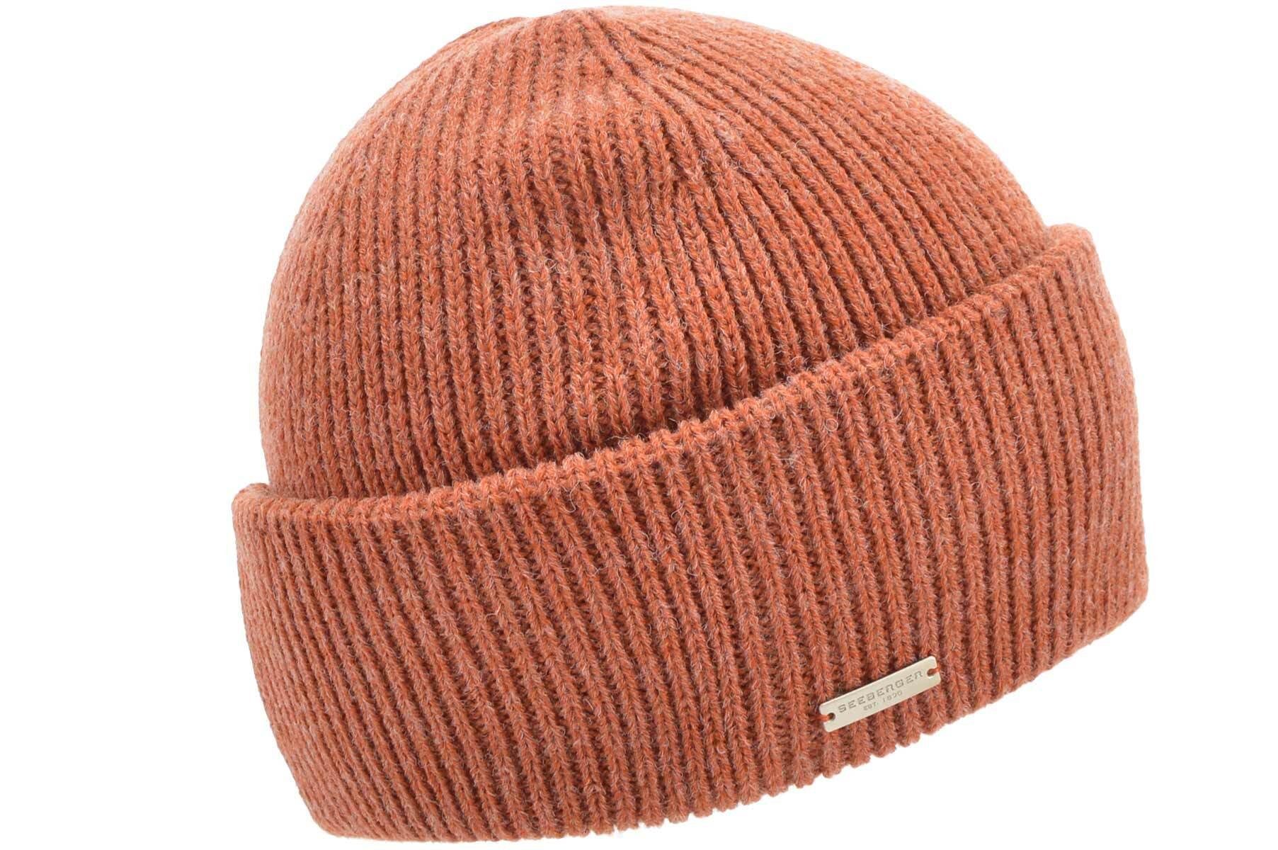 Seeberger Strickmütze Strick Aufschlagmütze in Rippenstruktur 18236-0 günstig online kaufen