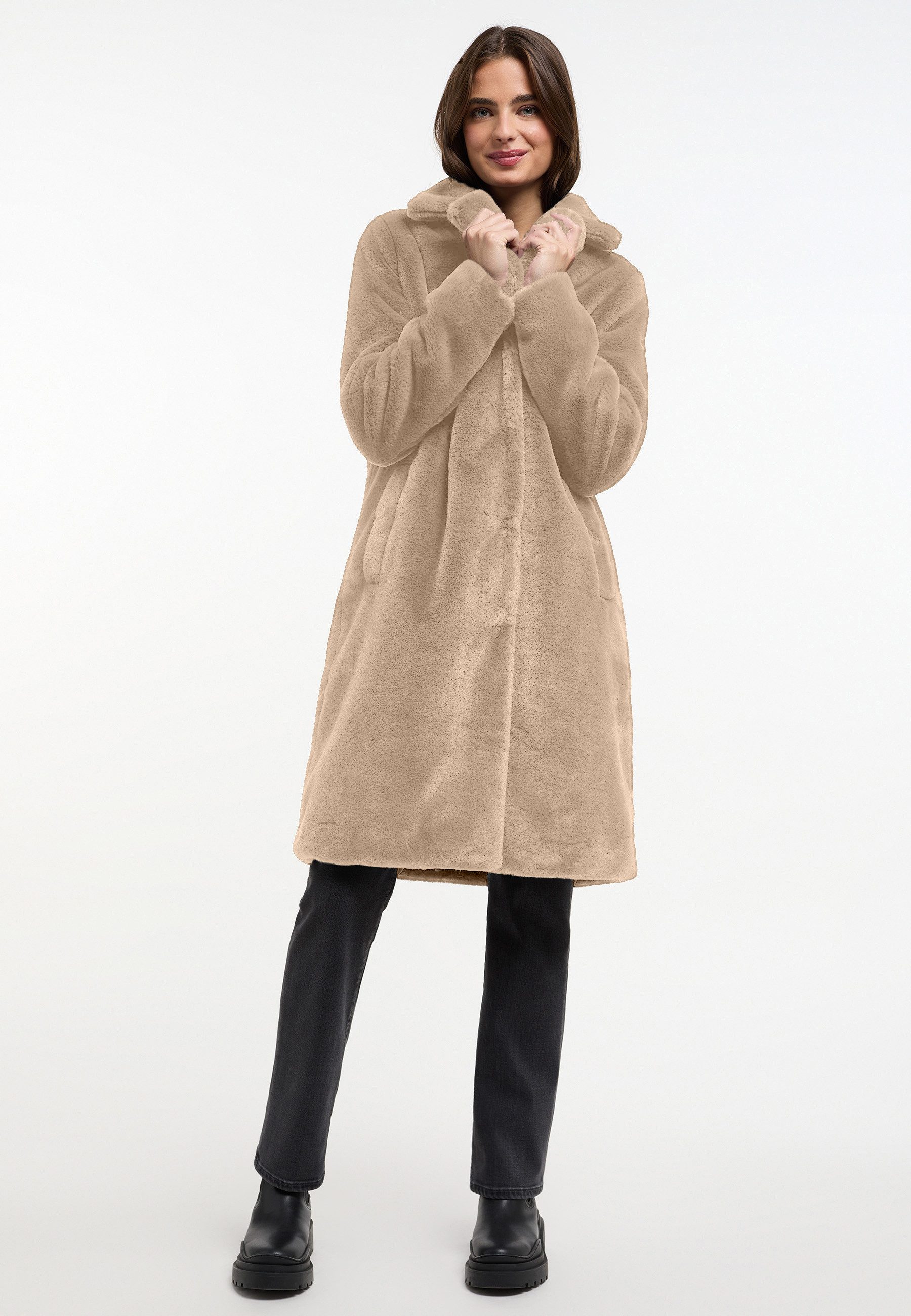 Frieda & Freddies Fellimitatmantel Fake Fur Coat