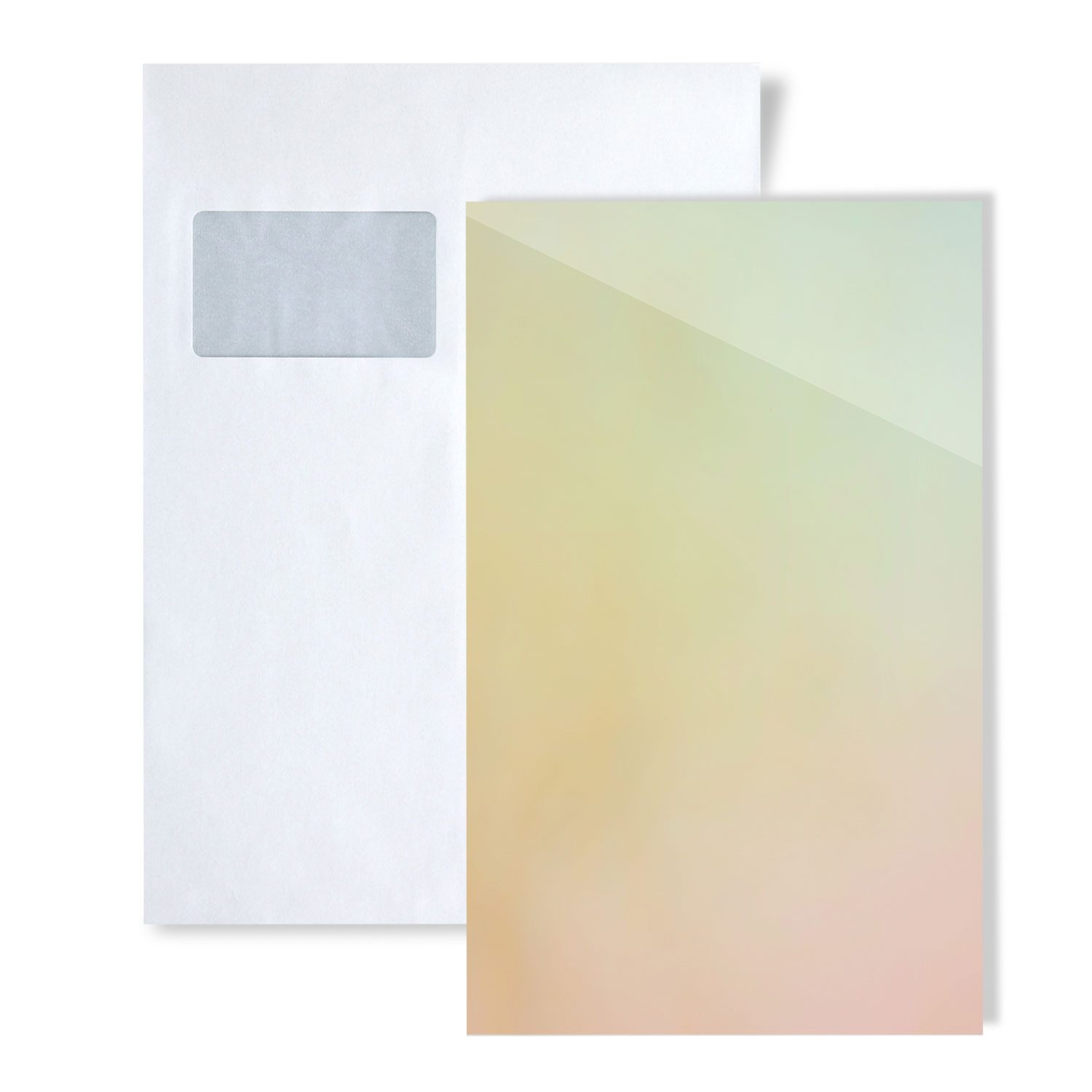 Wallface Wandpaneel 1 MUSTERSTÜCK S-23116 DIN A5 Wandpaneel MUSTER, BxL: 15x20 cm, 0 qm, (1 MUSTERSTÜCK, Produktmuster, 1-tlg., Muster des Wandpaneels) transparent, gelb, rosa