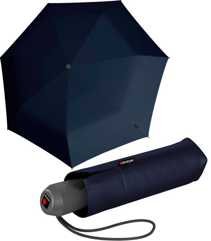 Knirps® Taschenregenschirm E.100 Mini-Schirm mit Auf-Zu-Automatik, kleiner,  kompakter Automatikschirm für die Handtasche
